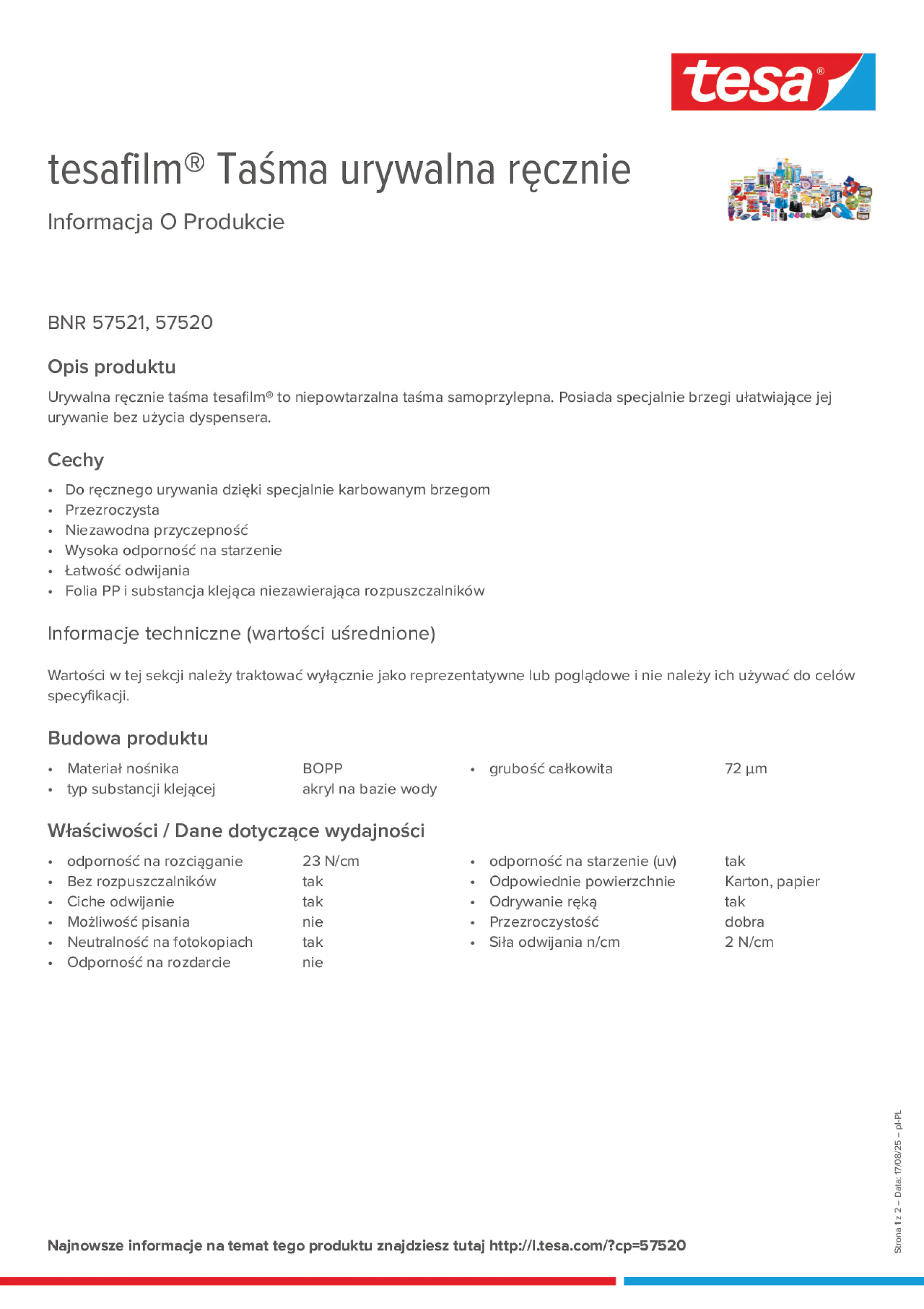 Product information_tesafilm® 57520_pl-PL