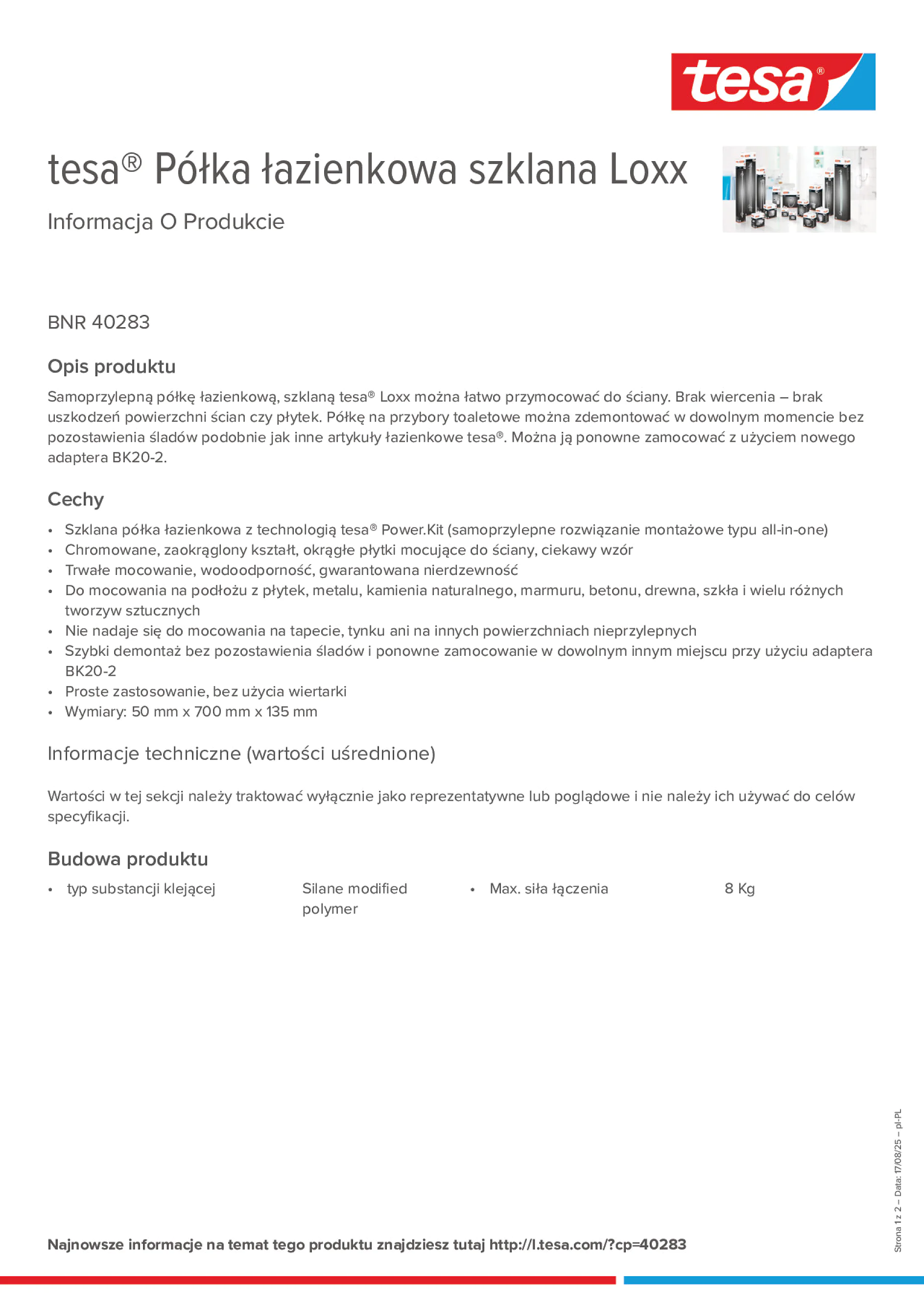 Product information_tesa® 40283_pl-PL