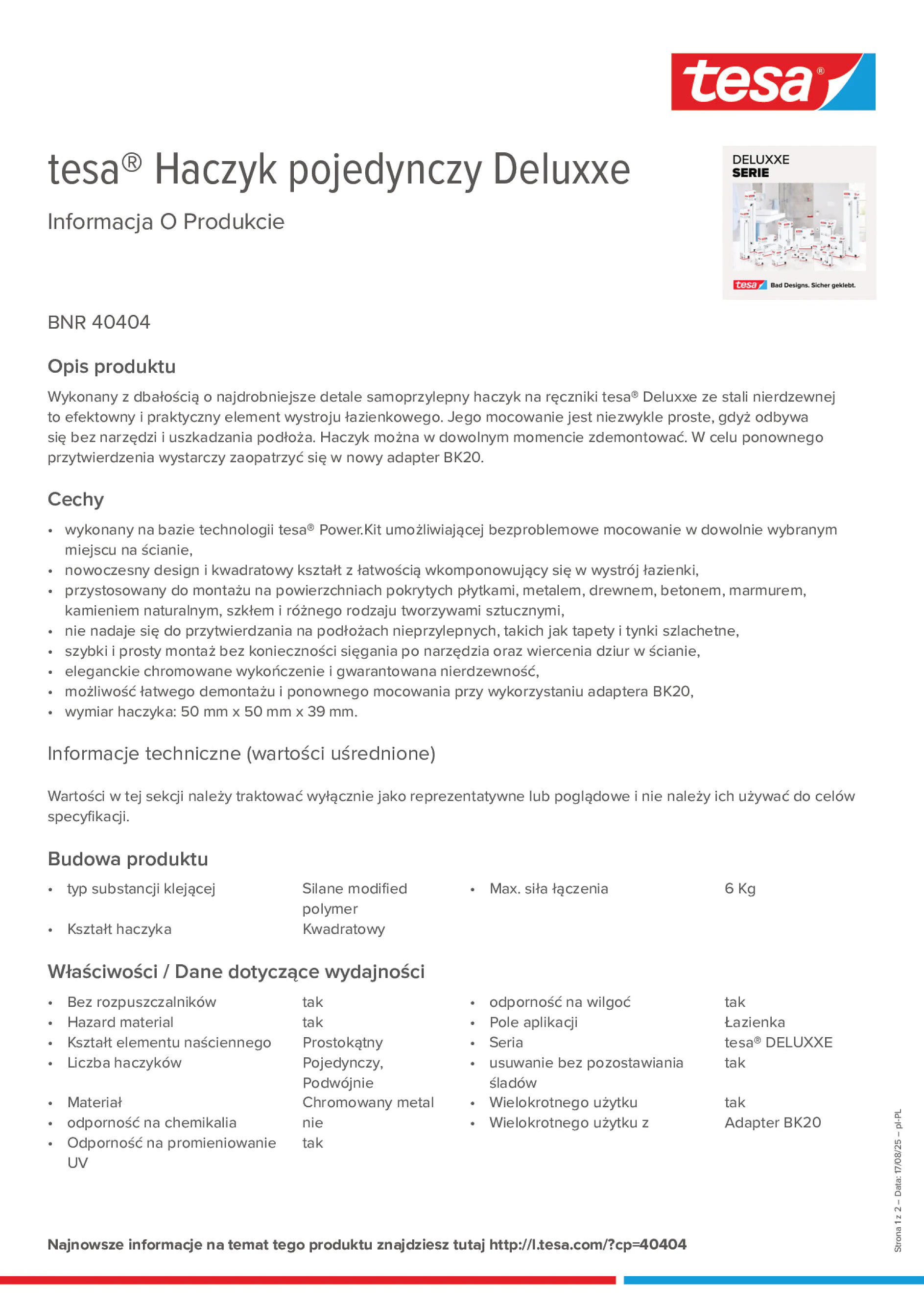 Product information_tesa® 40404_pl-PL
