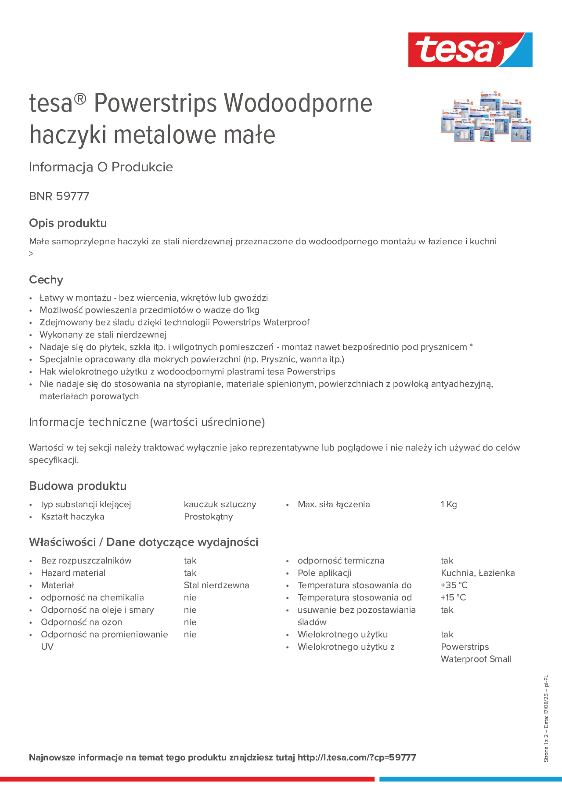 Product information_tesa® Powerstrips 59777_pl-PL