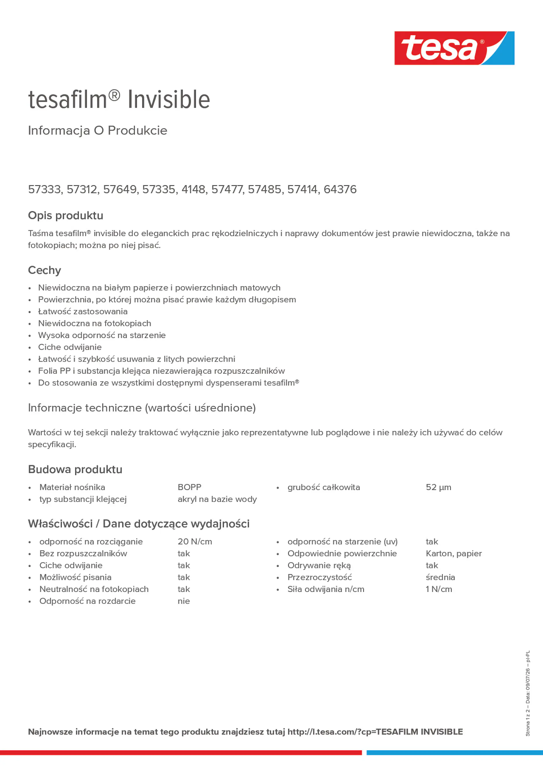 Product information_tesafilm® 4148_pl-PL