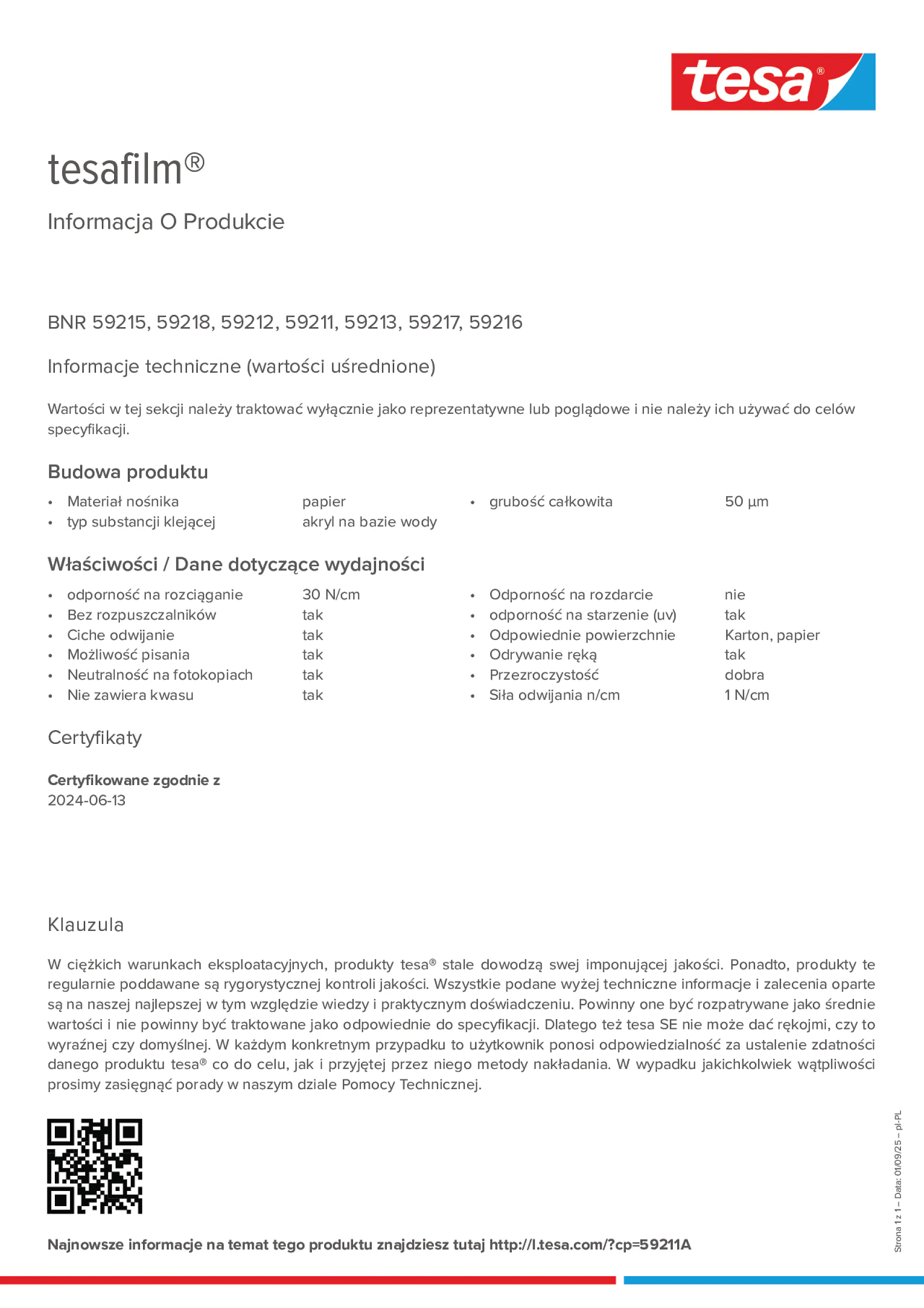 Product information_tesafilm® 59215_pl-PL