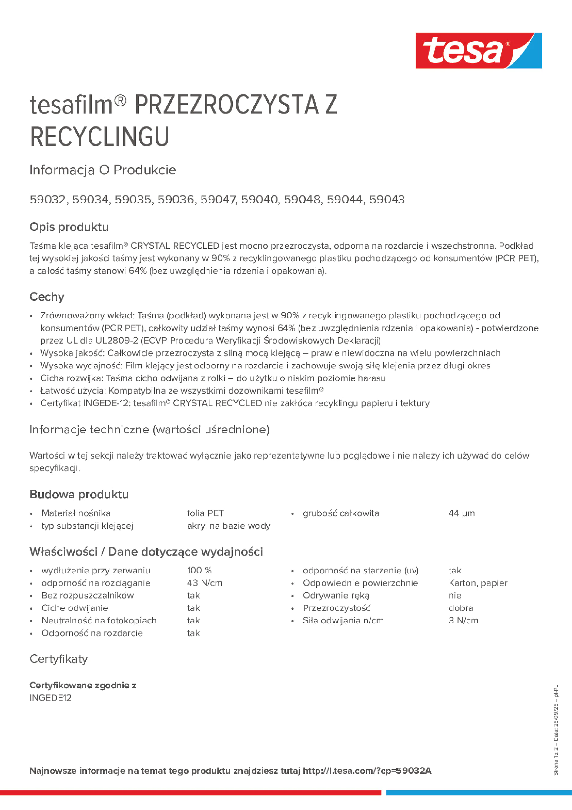Product information_tesafilm® 59032_pl-PL