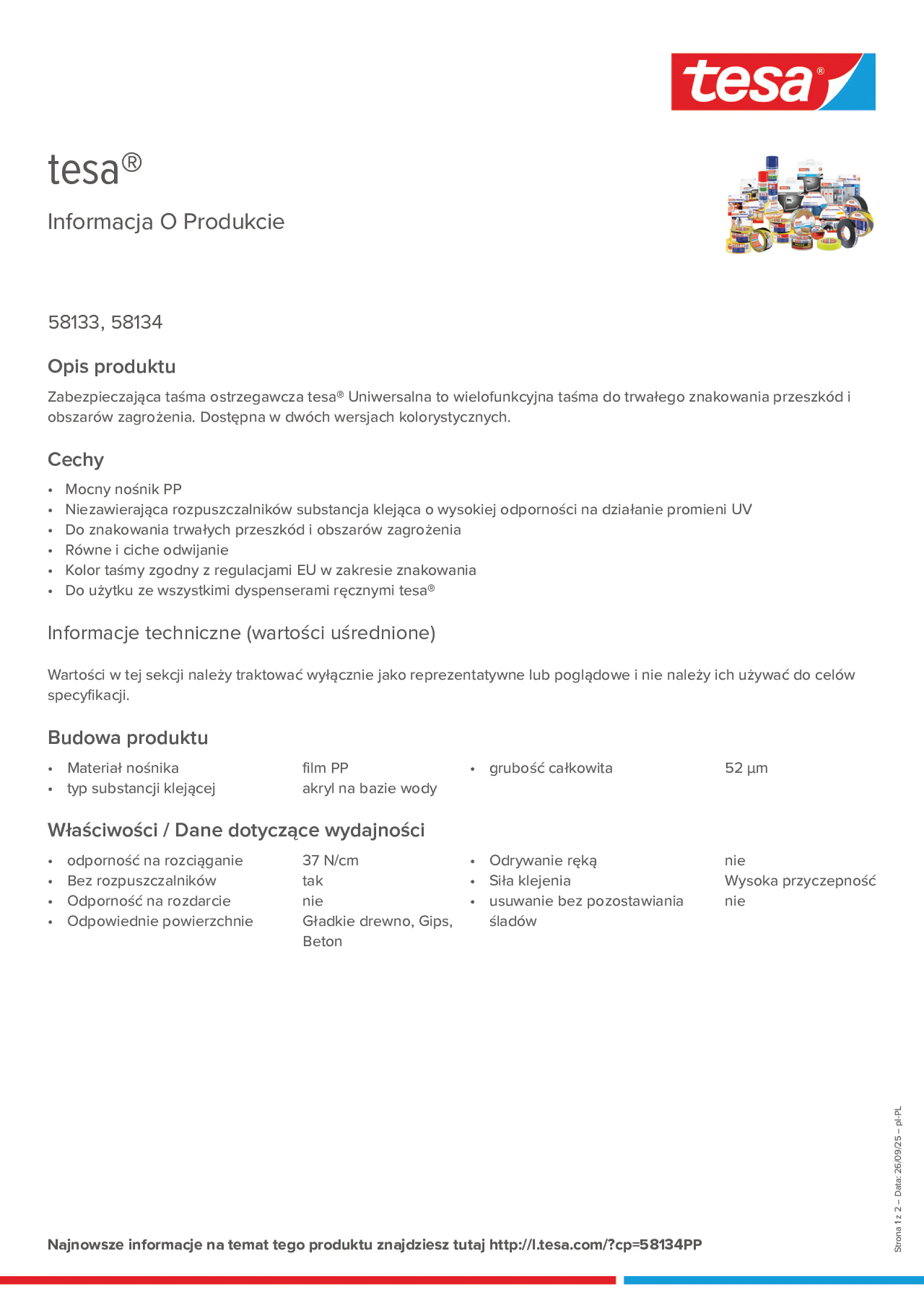 Product information_tesa® 58133_pl-PL