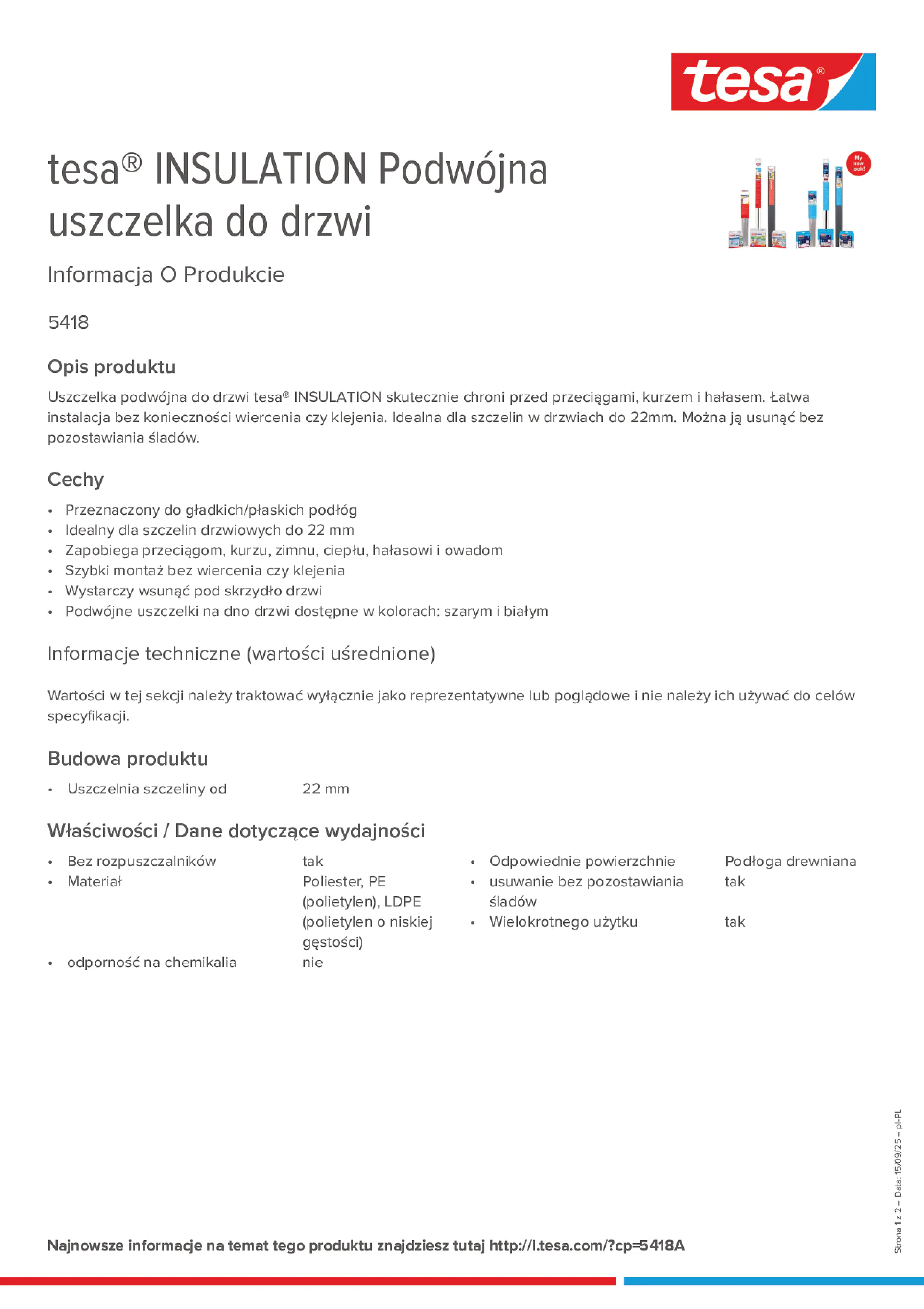 Product information_tesa® 05418_pl-PL