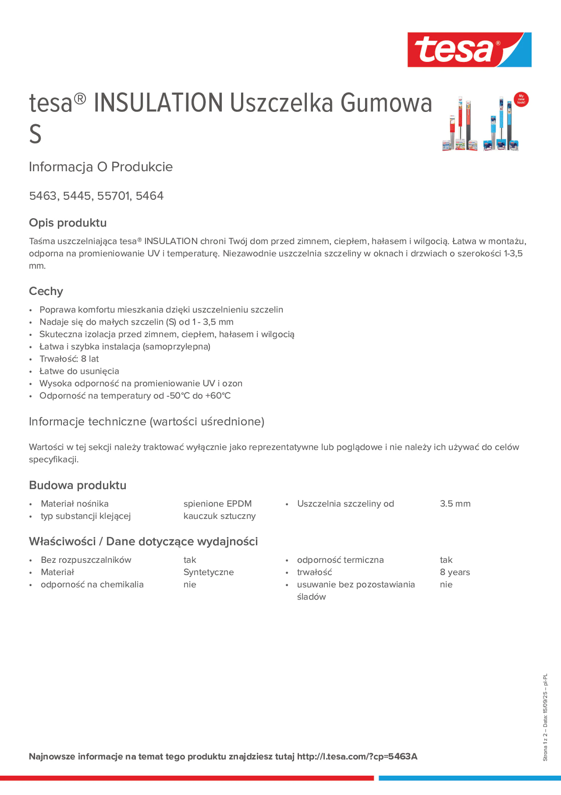 Product information_tesa® 05463_pl-PL