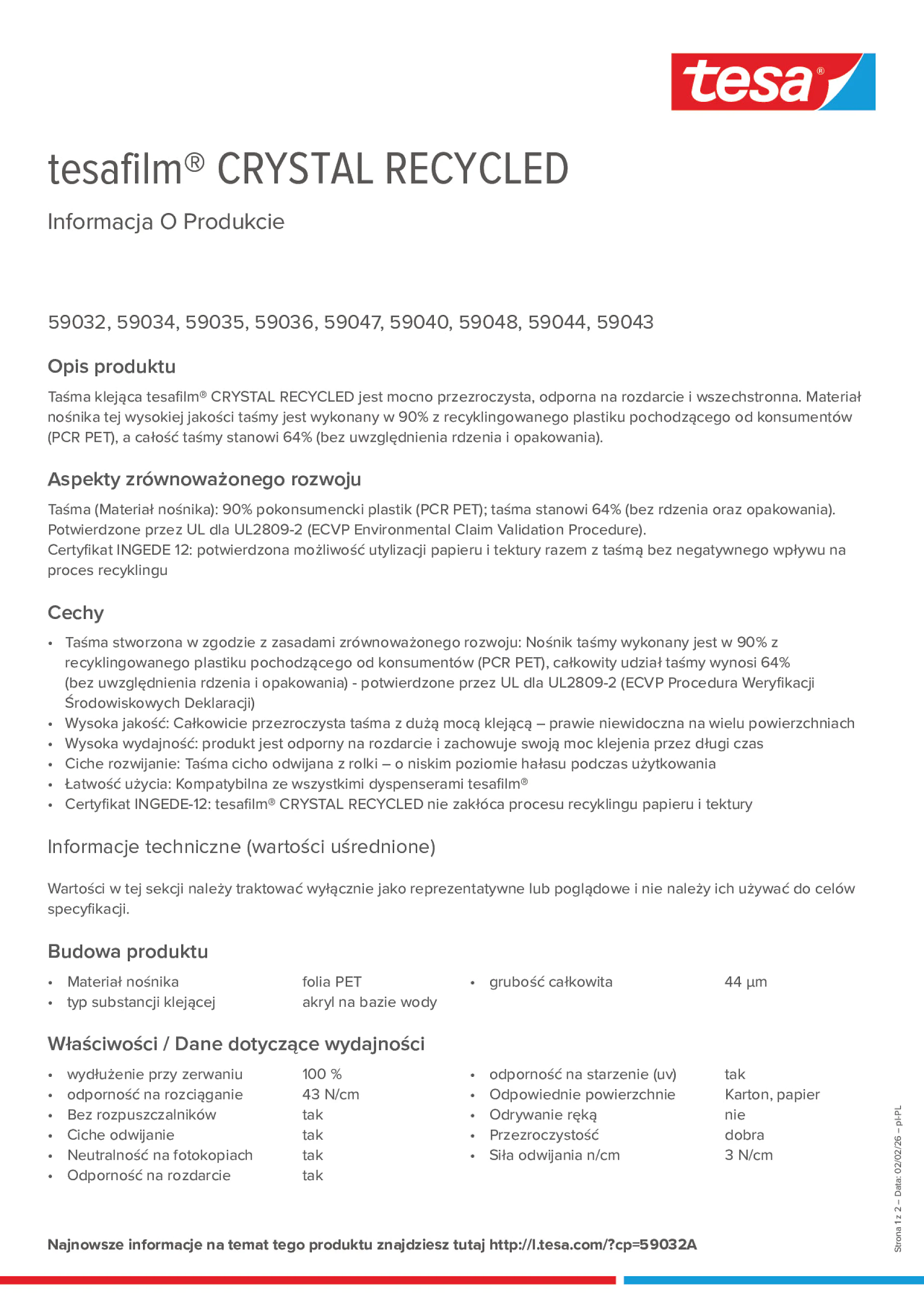 Product information_tesafilm® 59032_pl-PL