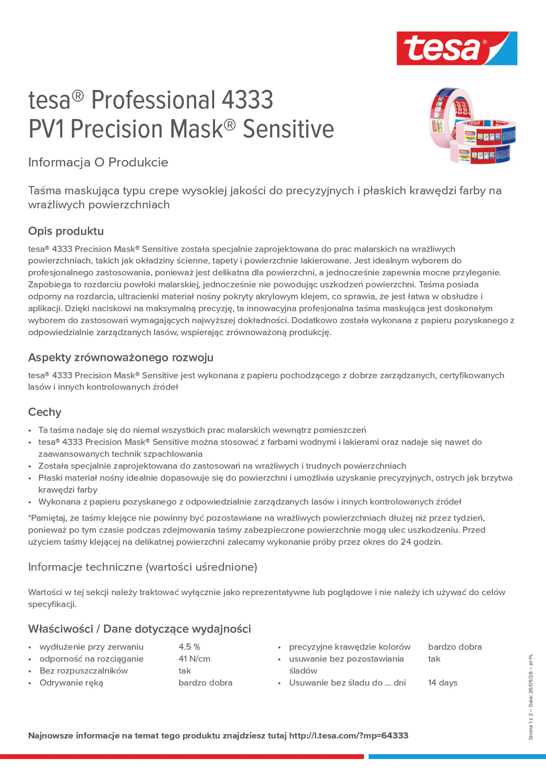 Product information_tesa® 04333_pl-PL
