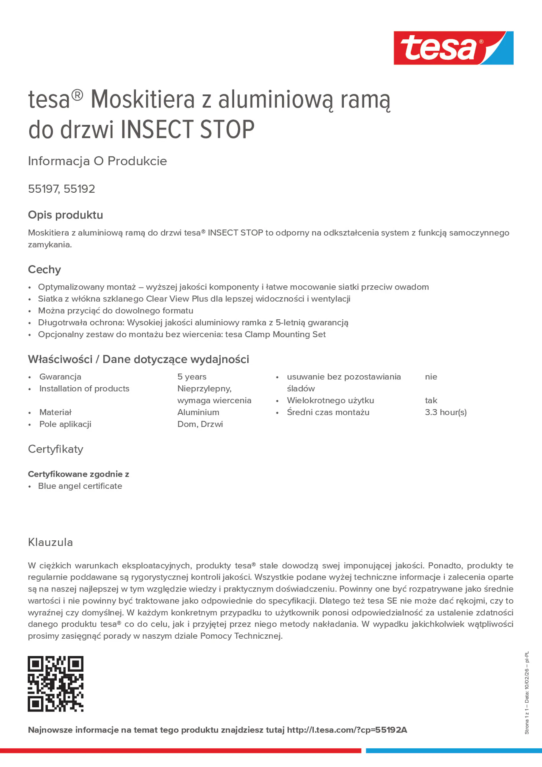 Product information_tesa® 55192A_pl-PL