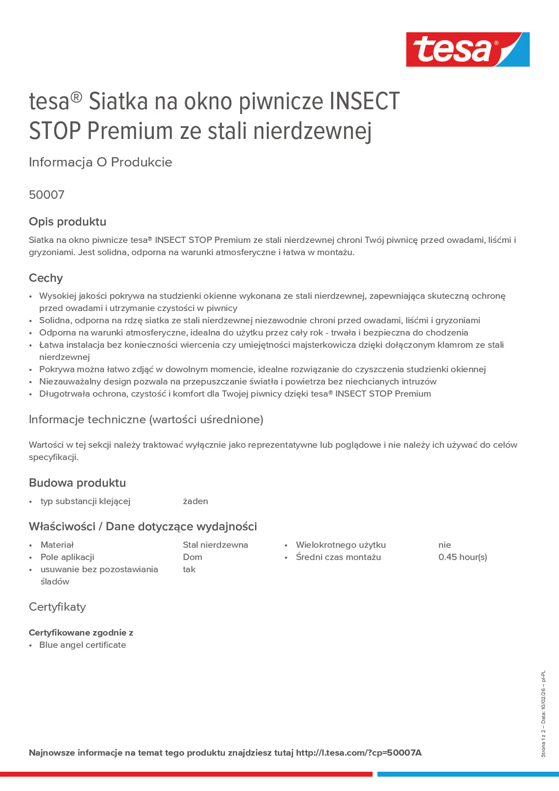 Product information_tesa® 50007_pl-PL