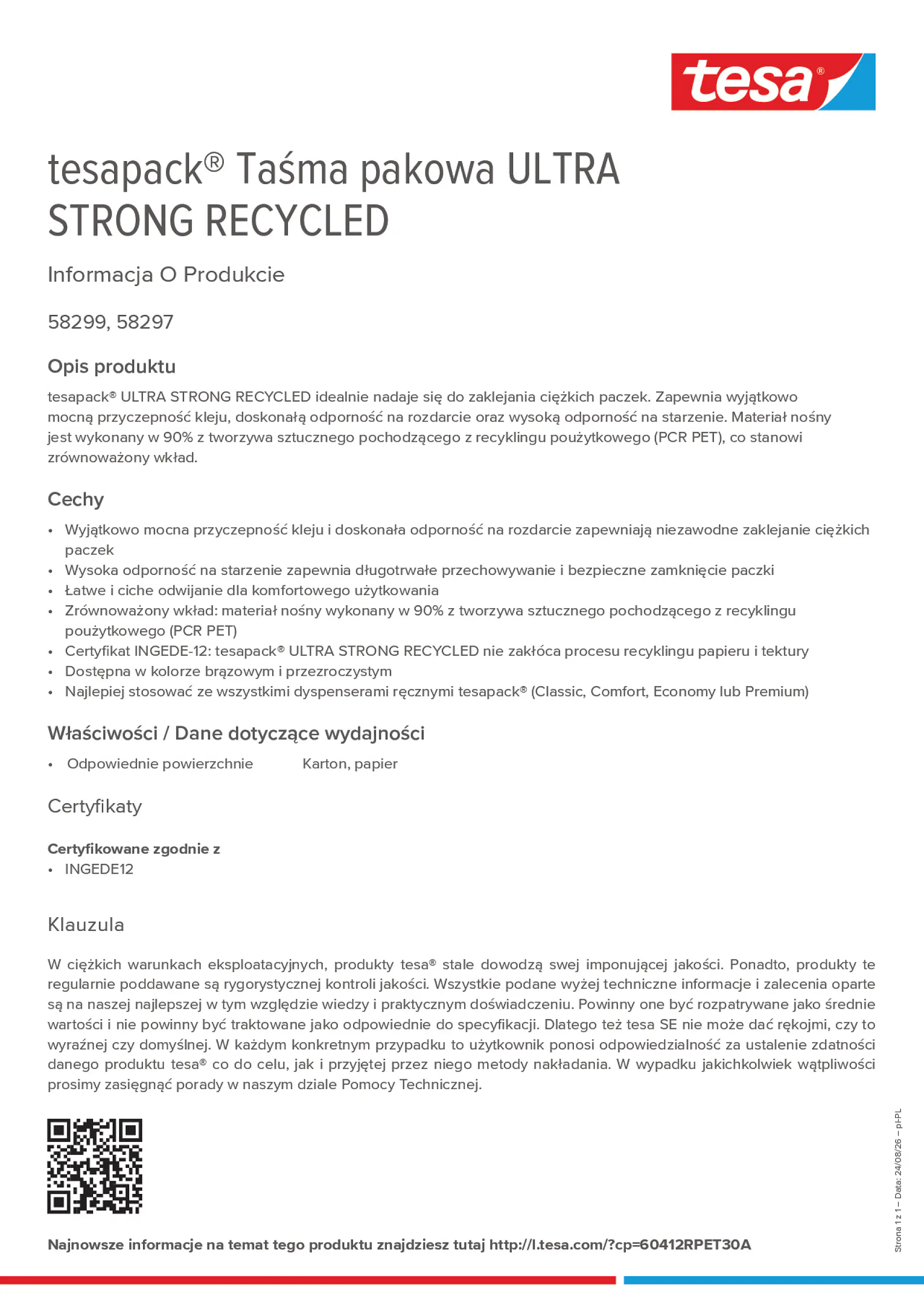 Product information_tesapack® 60412RPET30A_pl-PL
