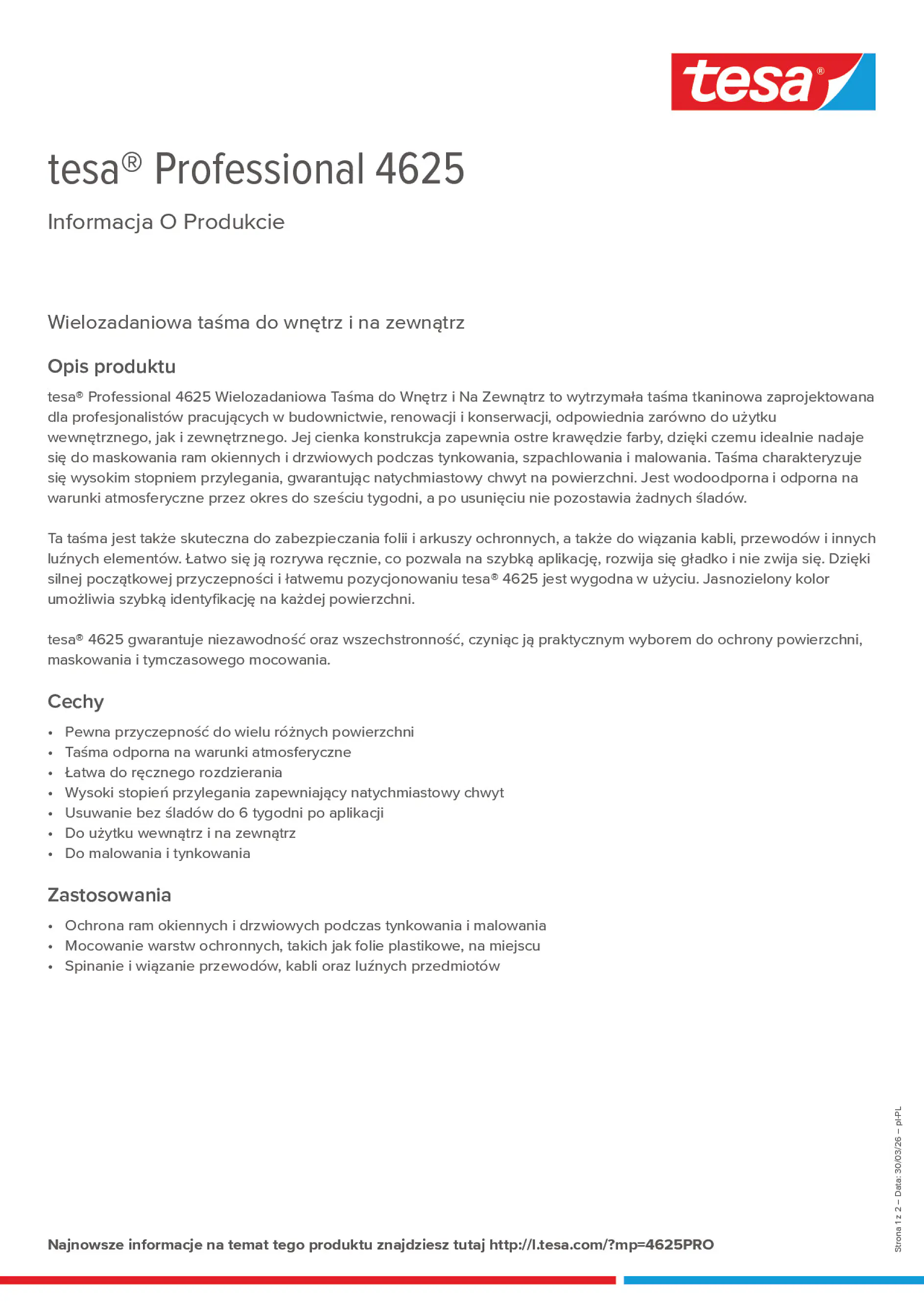 Product information_tesa® Professional 04625_pl-PL