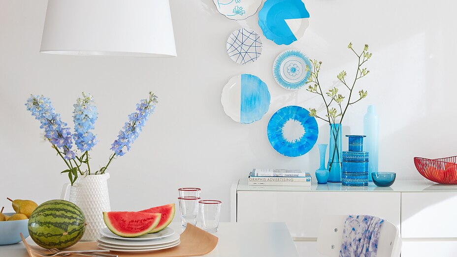 Faça Você Mesmo a Decoração com Pratos de Parede Faça Você Mesmo a Decoração com Pratos de Parede