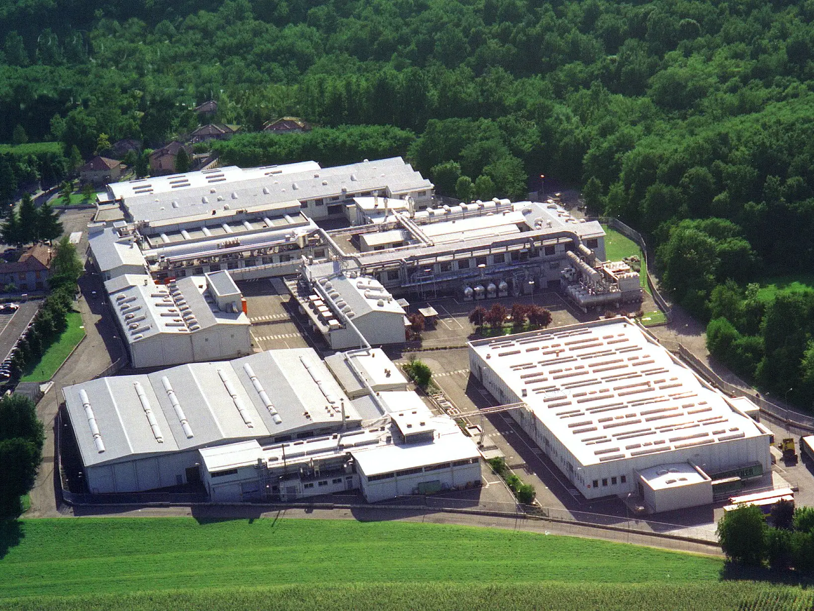 Centro de produção da tesa em Concagno, Itália
