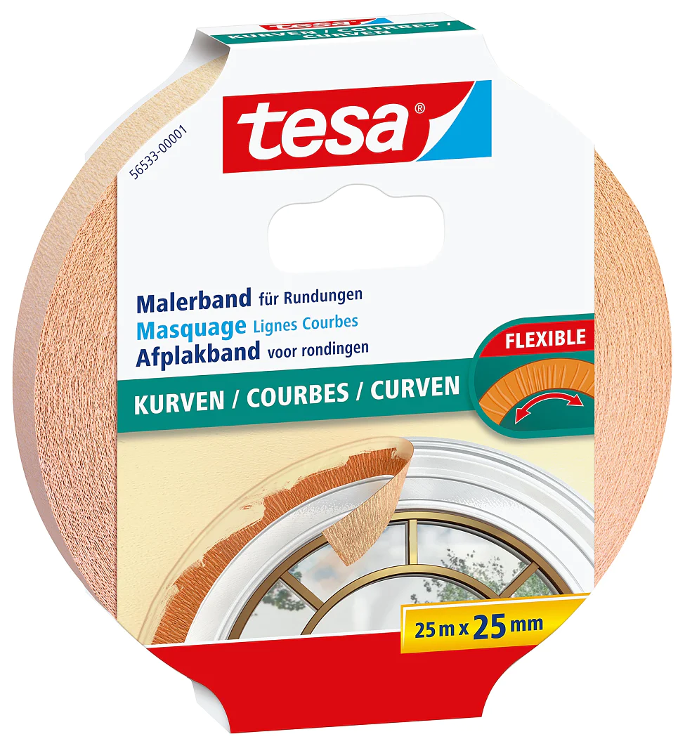 Fita crepe curva tesa®