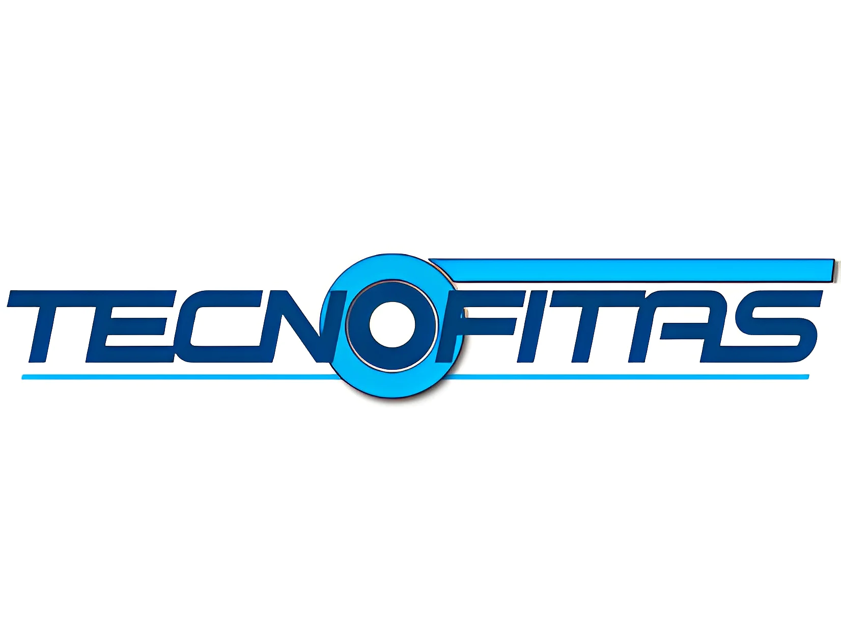 A imagem exibe o logotipo da Tecnofitas. O design apresenta a palavra Tecno em letras azuis em negrito, seguida de tesa tape em um azul mais claro, com um círculo substituindo a letra O em tesa tape. (This text has been generated by AI)