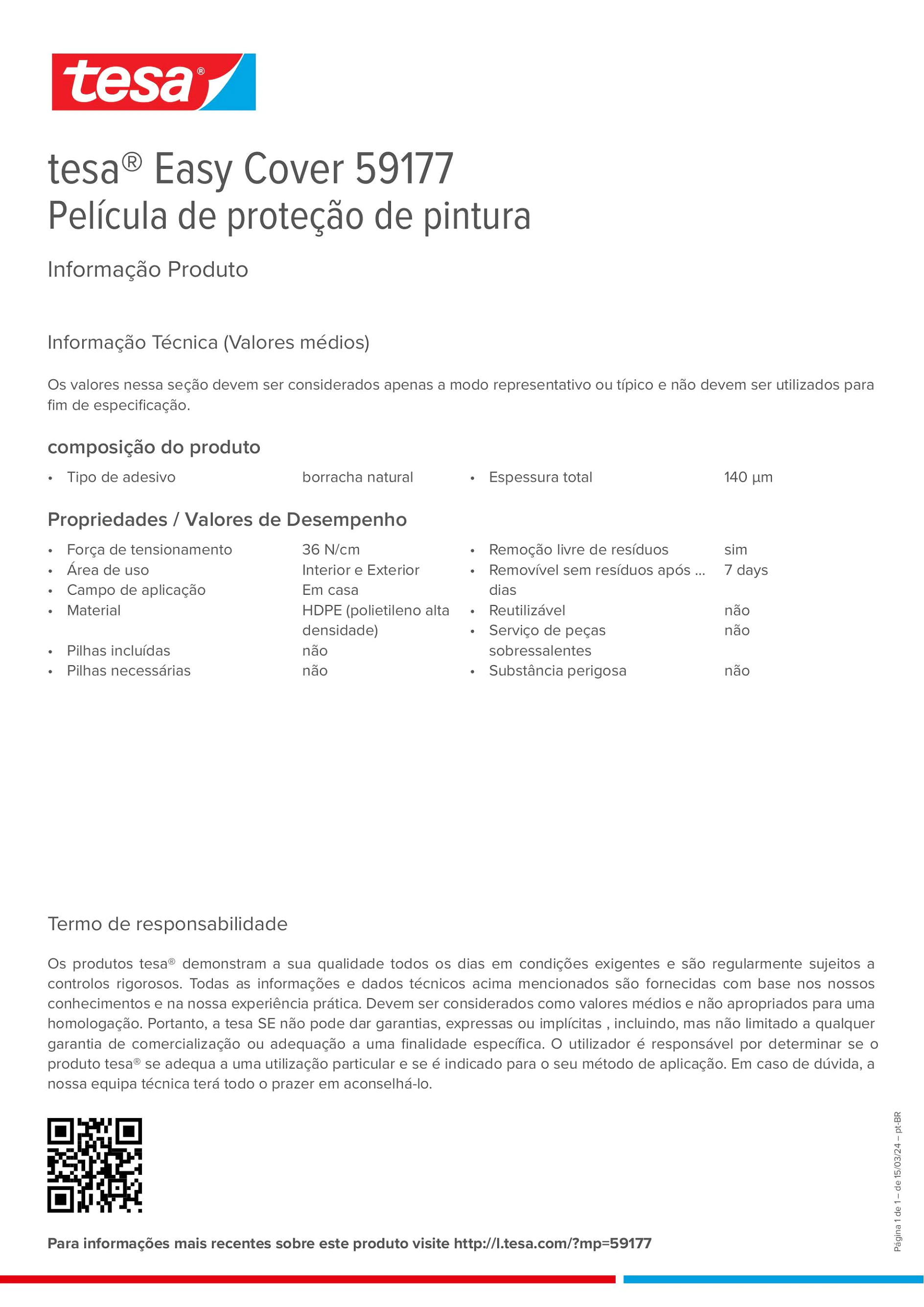 Product information_tesa® Easy Cover 59177_pt-BR