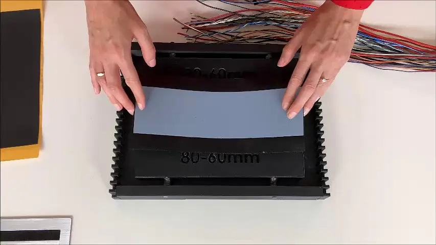 Permite achatar o diâmetro dos fios