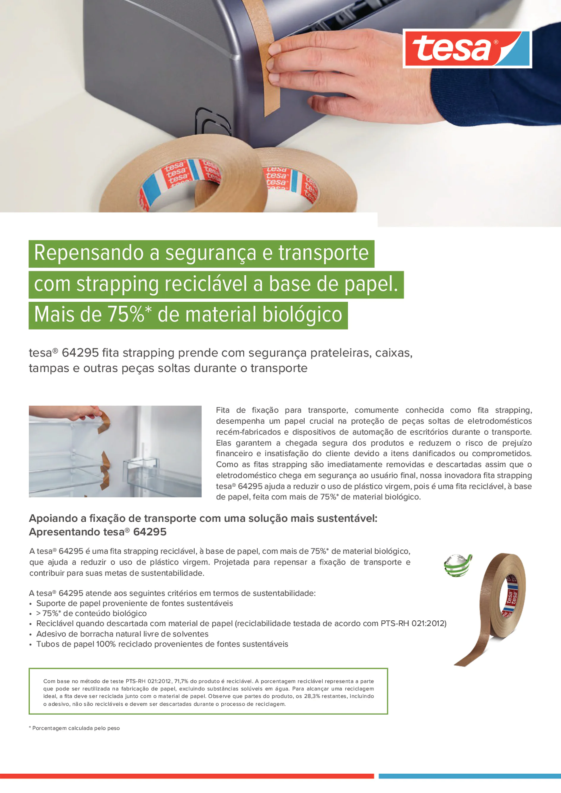 Repensando a segurança do transporte com papel reciclável