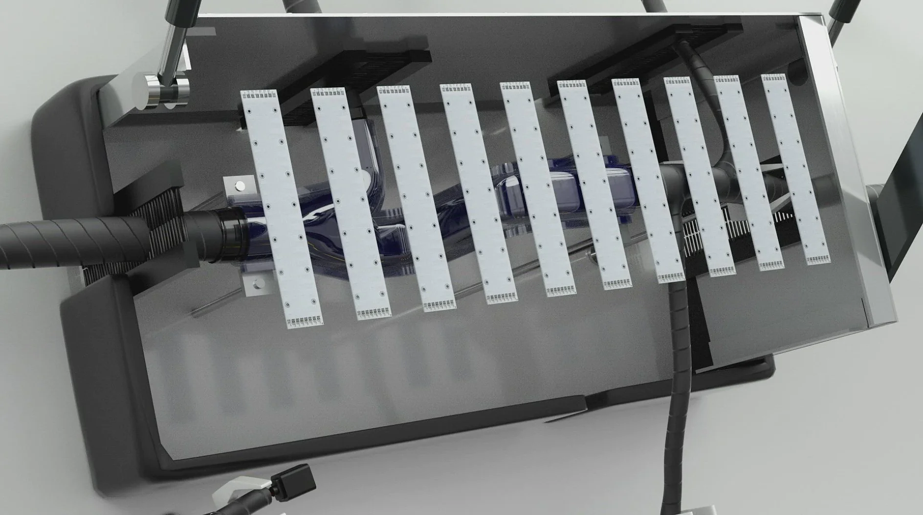 Processo de cura Routing tape
