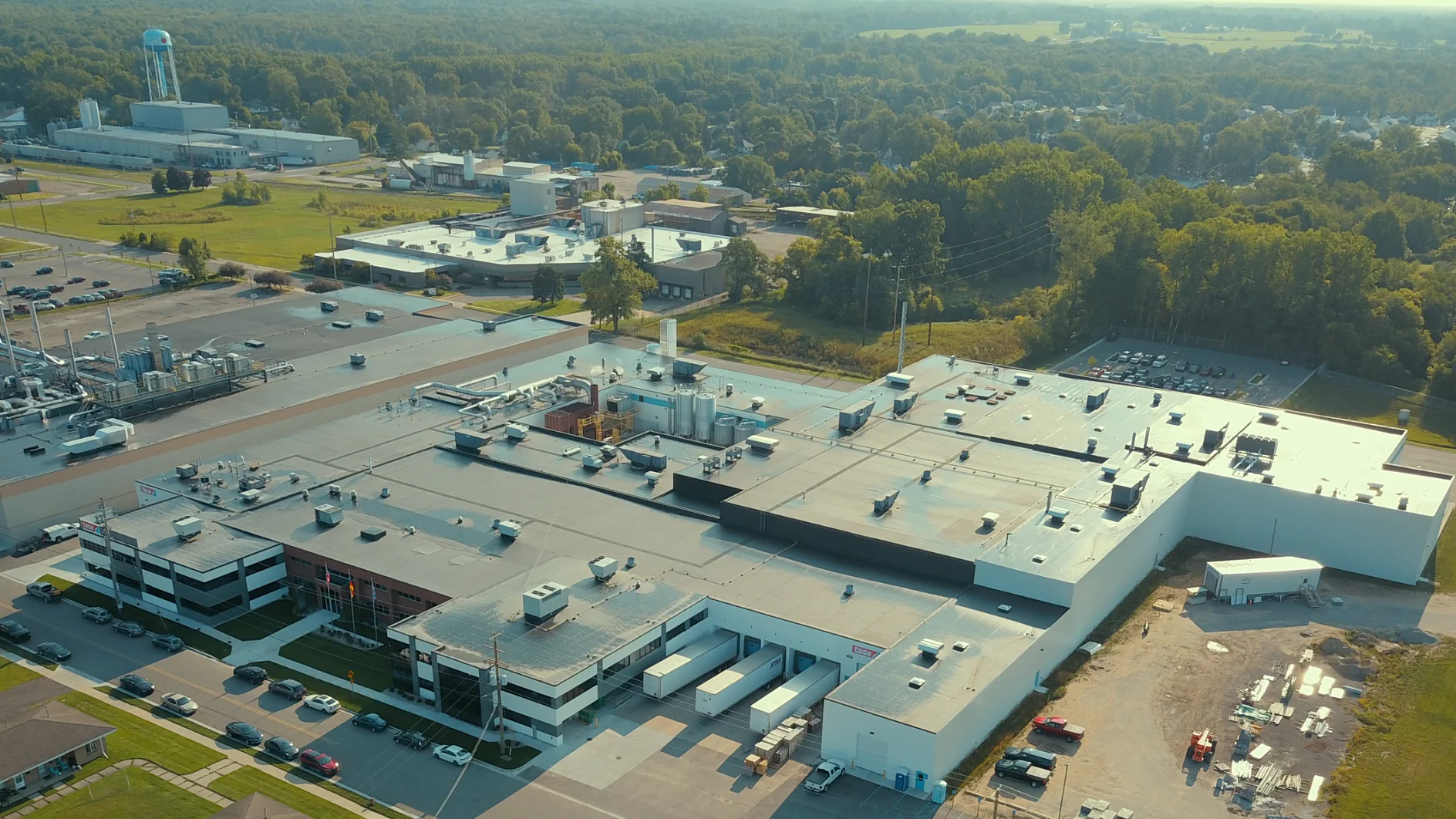 Centro de produção da tesa em Sparta, Michigan, EUA