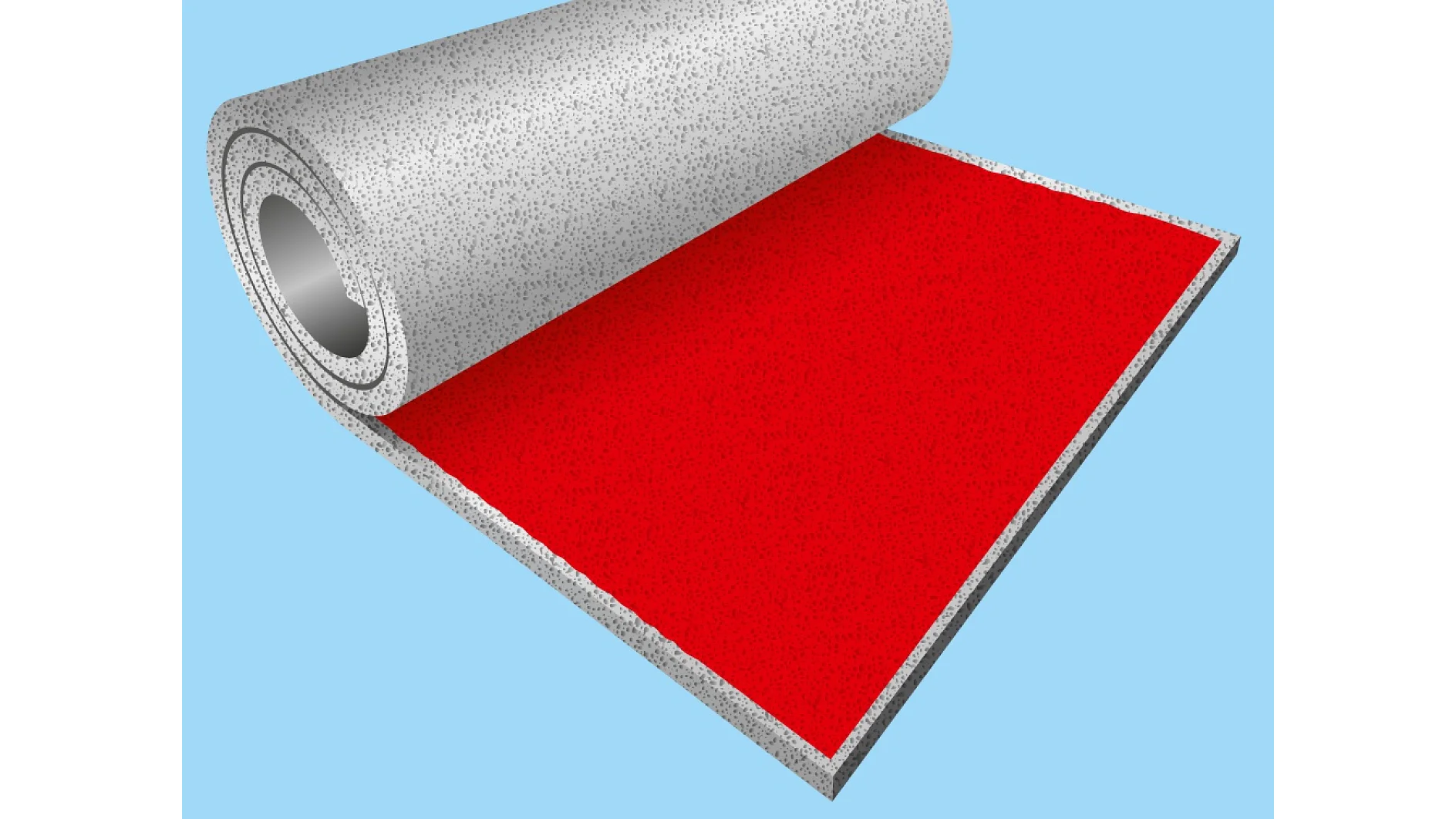 Laminação de espuma com fita transfer tesa®75507 de 75 µm