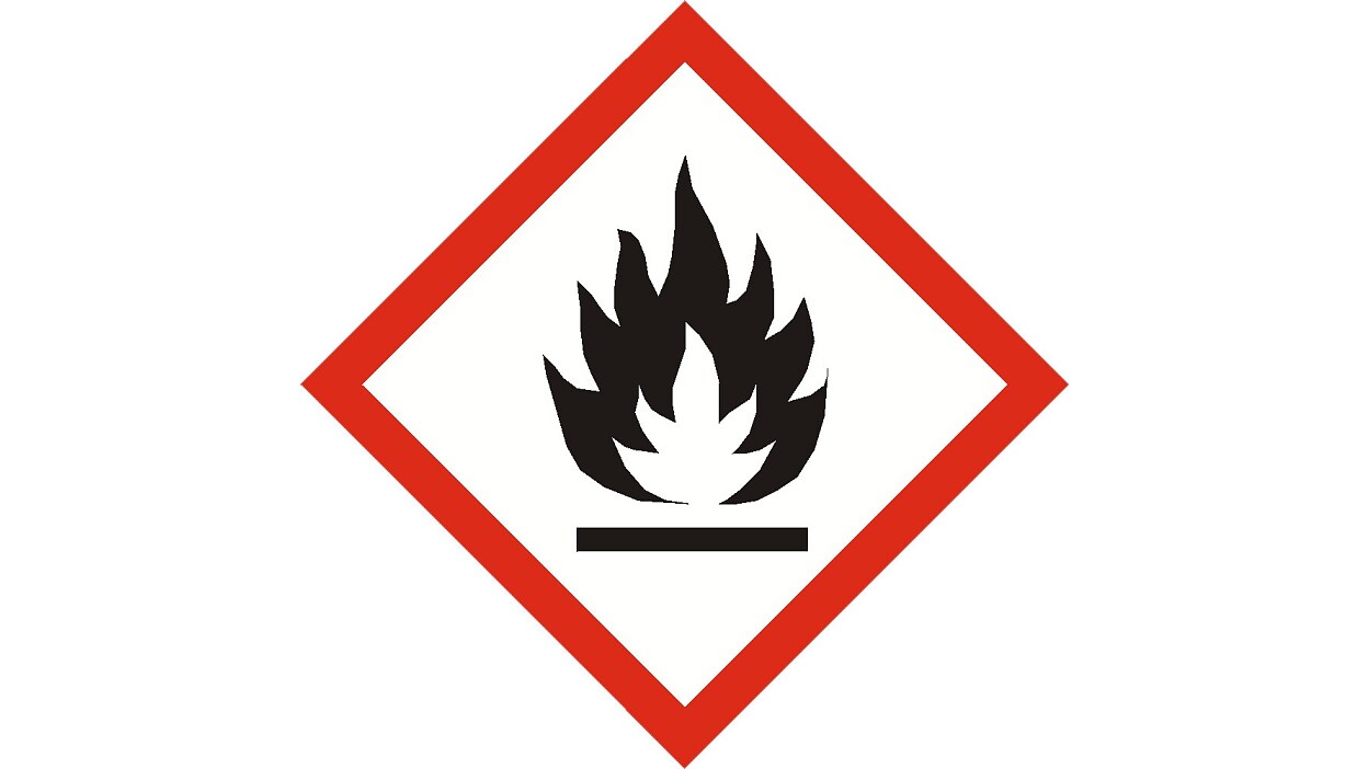 [en-en] Safety icon GHS02 flame