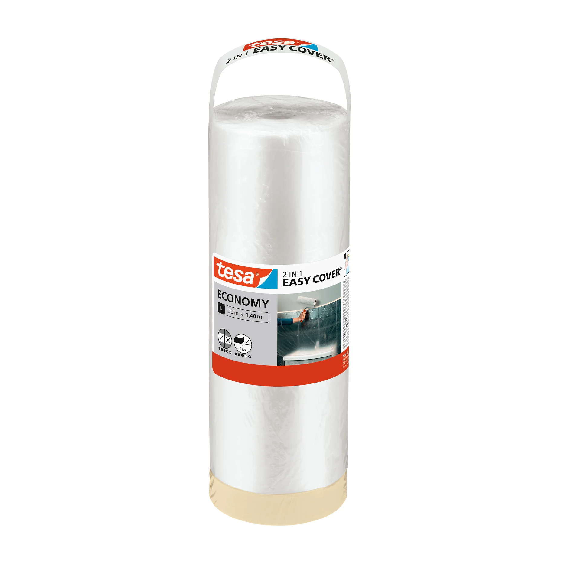 [en-en] tesa Professional Easy Cover Economy Refill, L ,33m x 1,40m(Consumer)