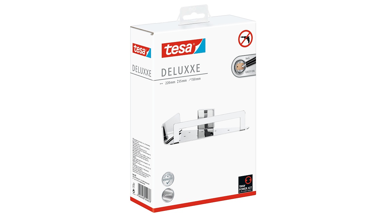 [en-en] tesa Deluxxe Corner Shower Basket