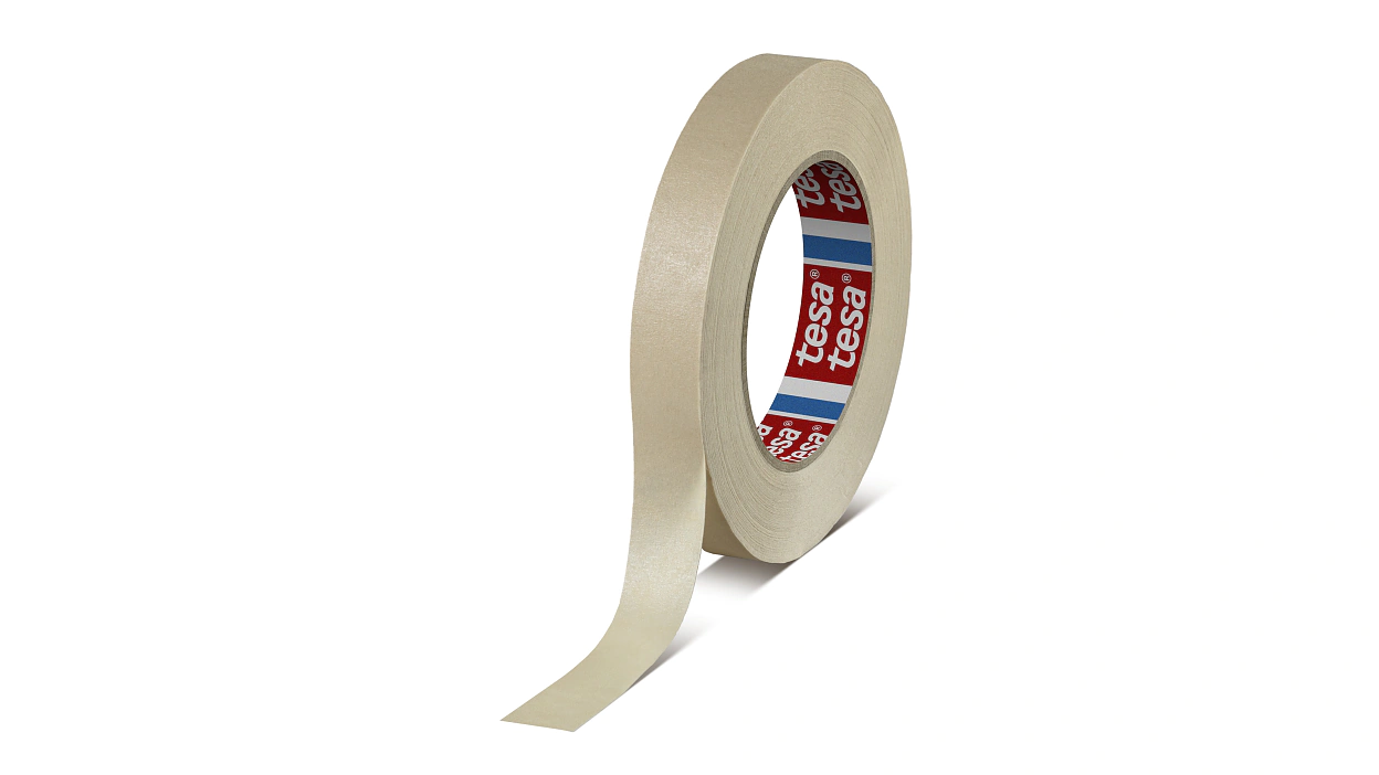 tesa 4302 high performance paper masking tape up to 160 °C chamois 043020000000