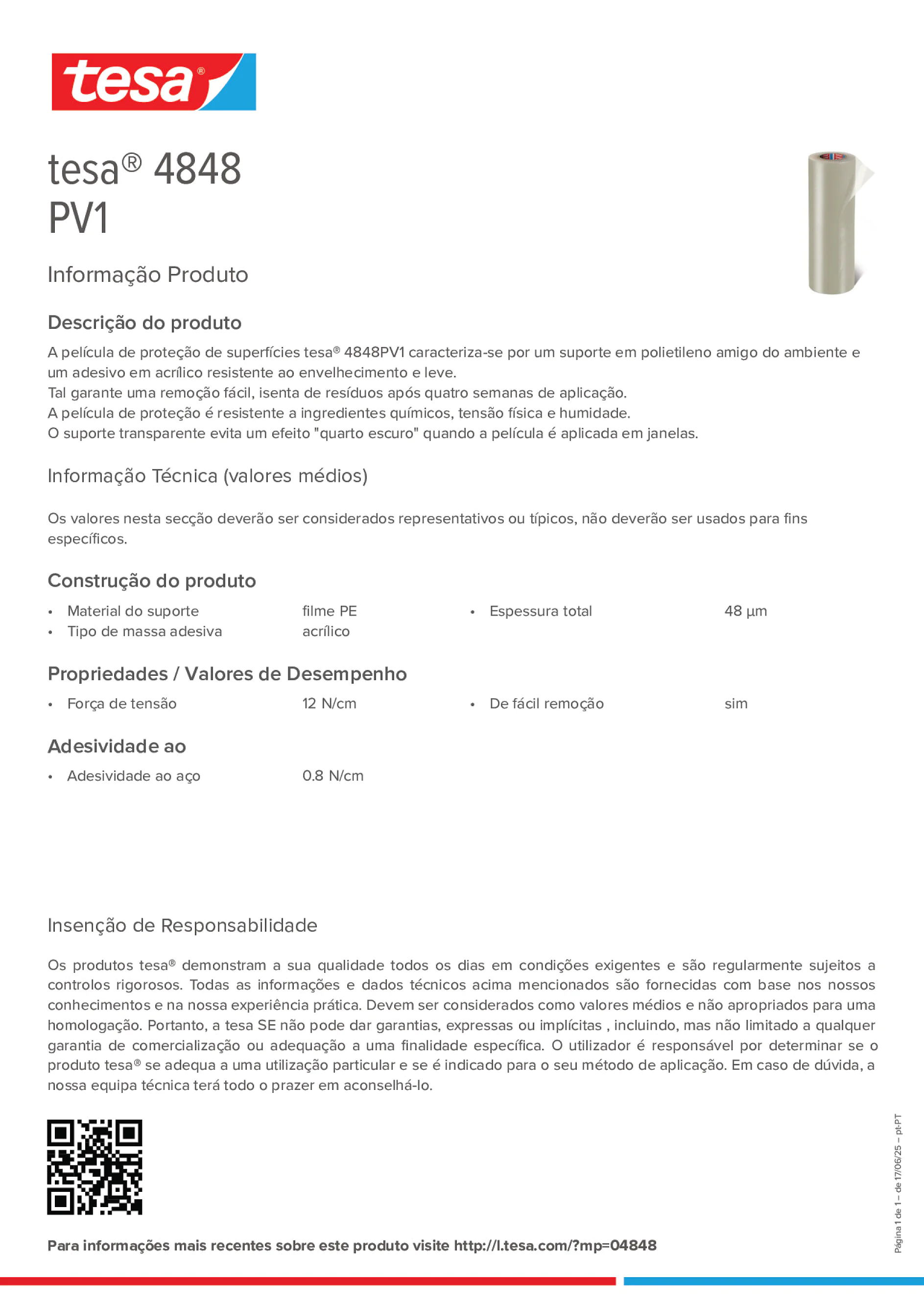 Product information_tesa® 4848_pt-PT