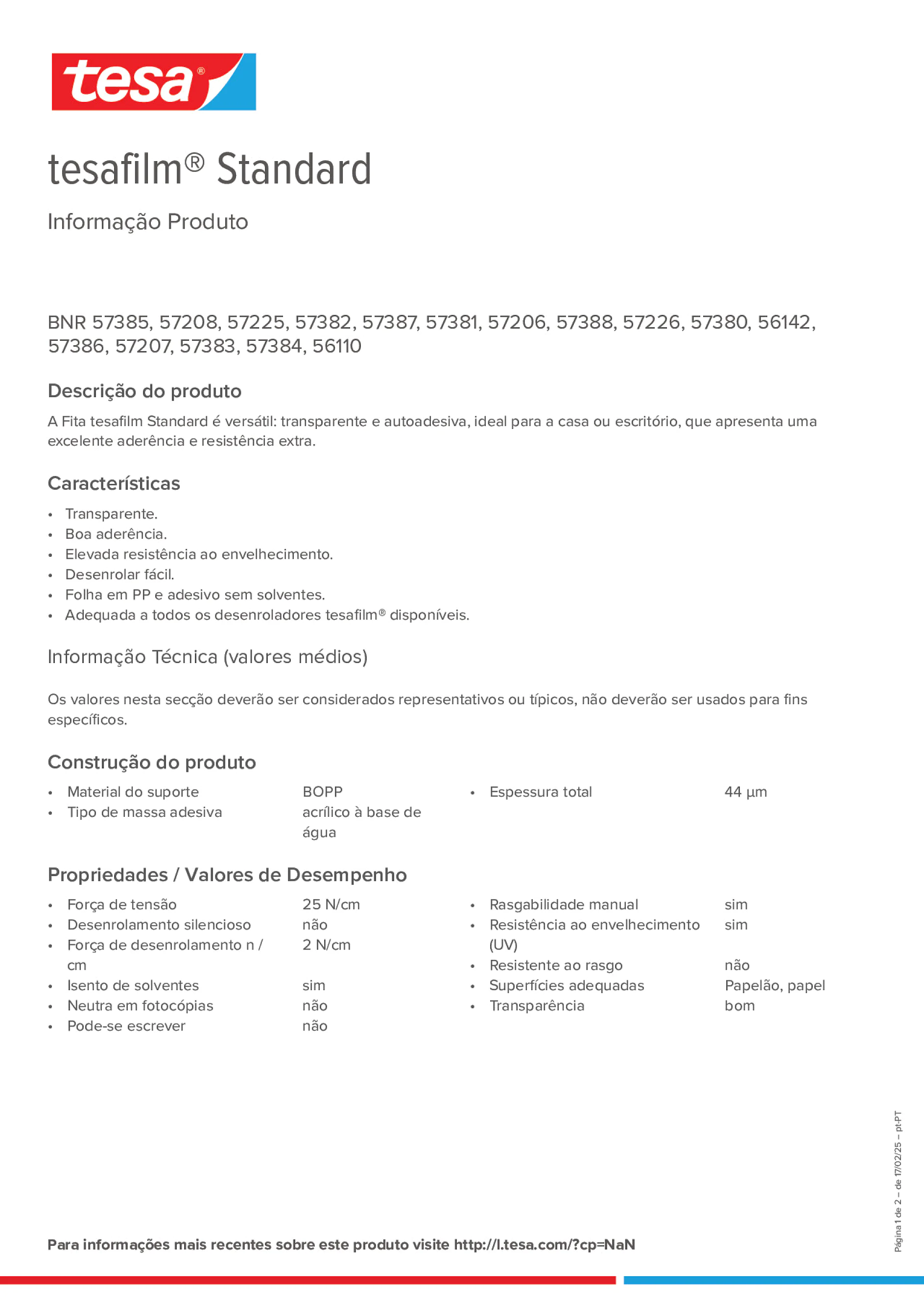 Product information_tesafilm® 57226_pt-PT
