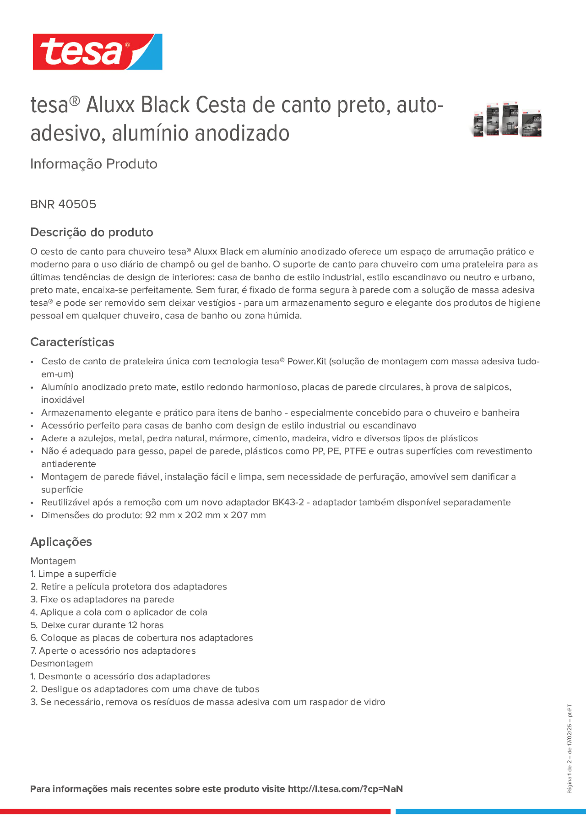 Product information_tesa® 40505_pt-PT