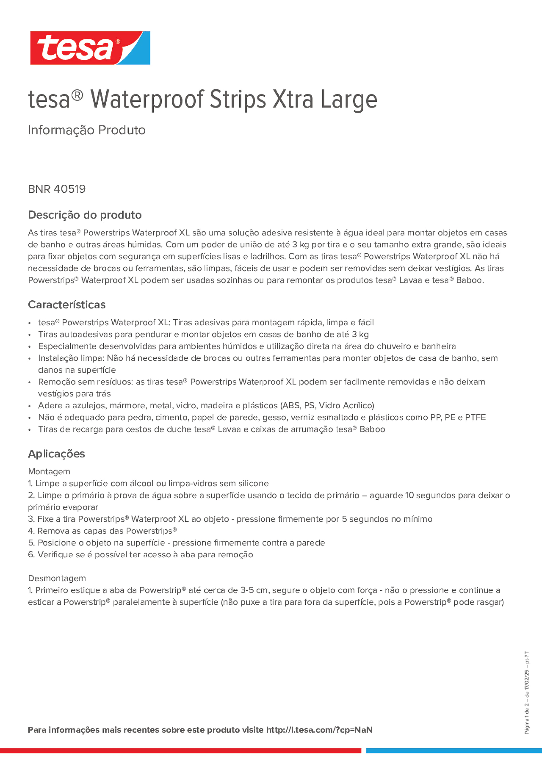 Product information_tesa® 40519_pt-PT