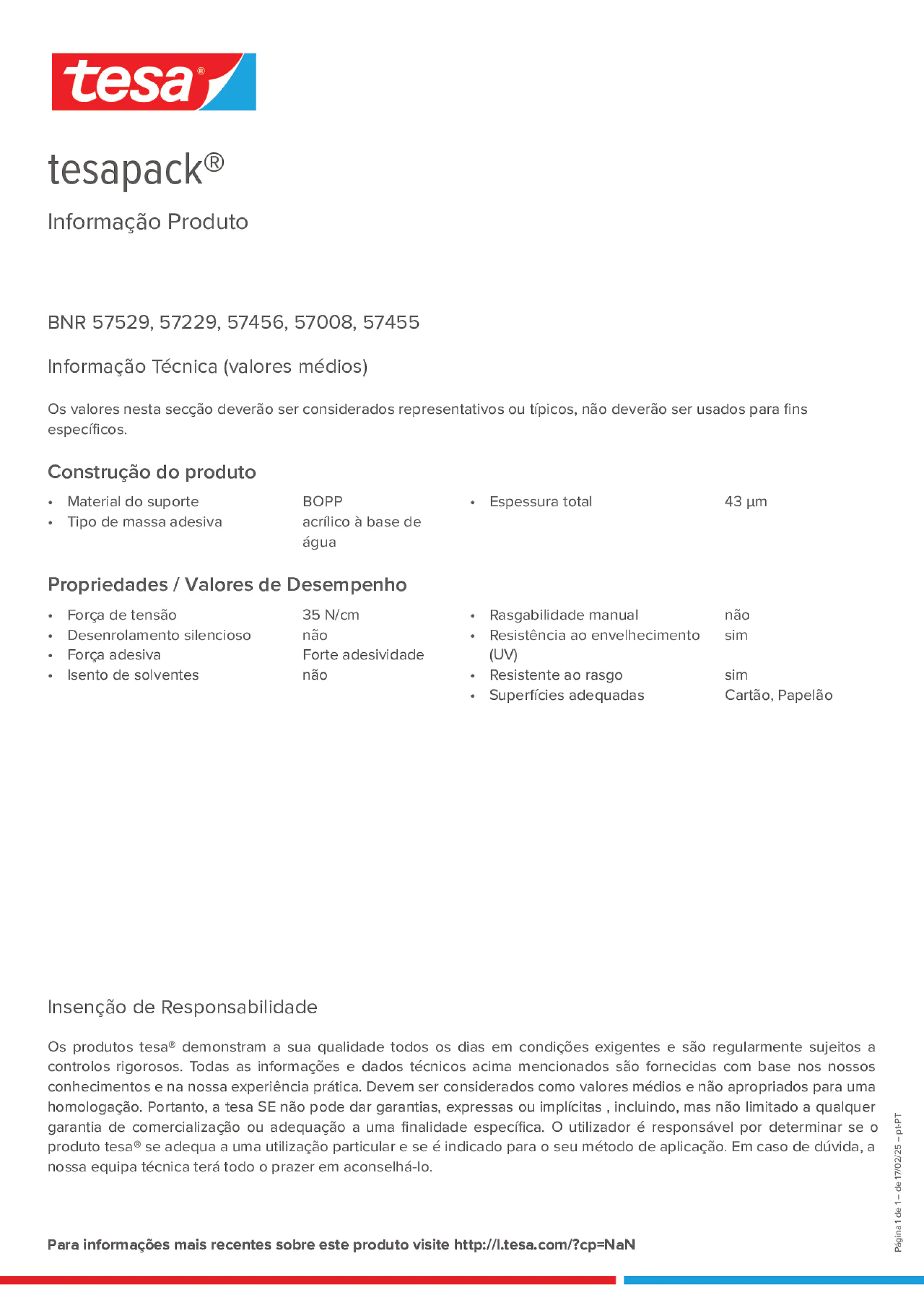 Product information_tesapack® 57456_pt-PT
