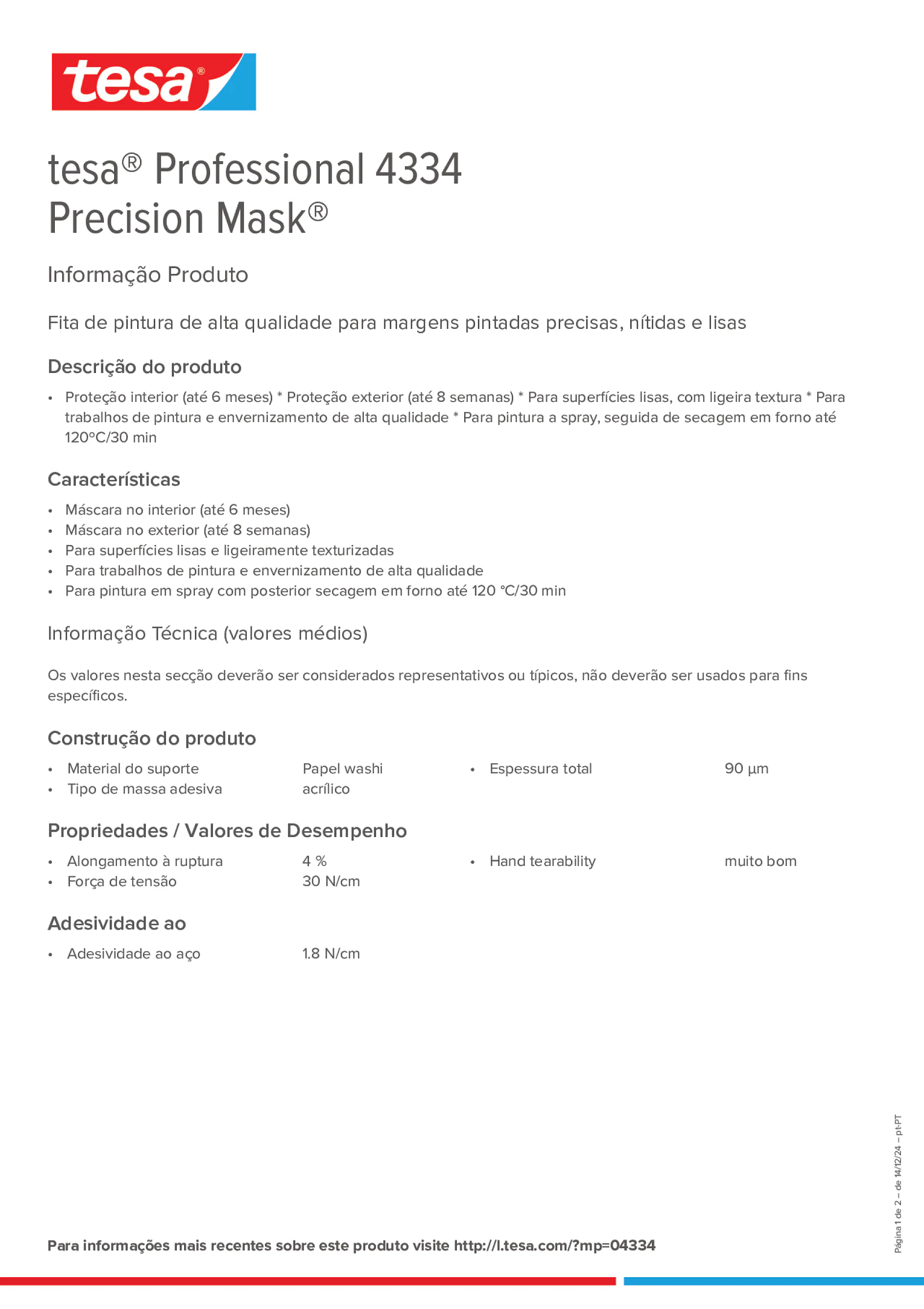 Product information_tesa® Professional 04334_pt-PT