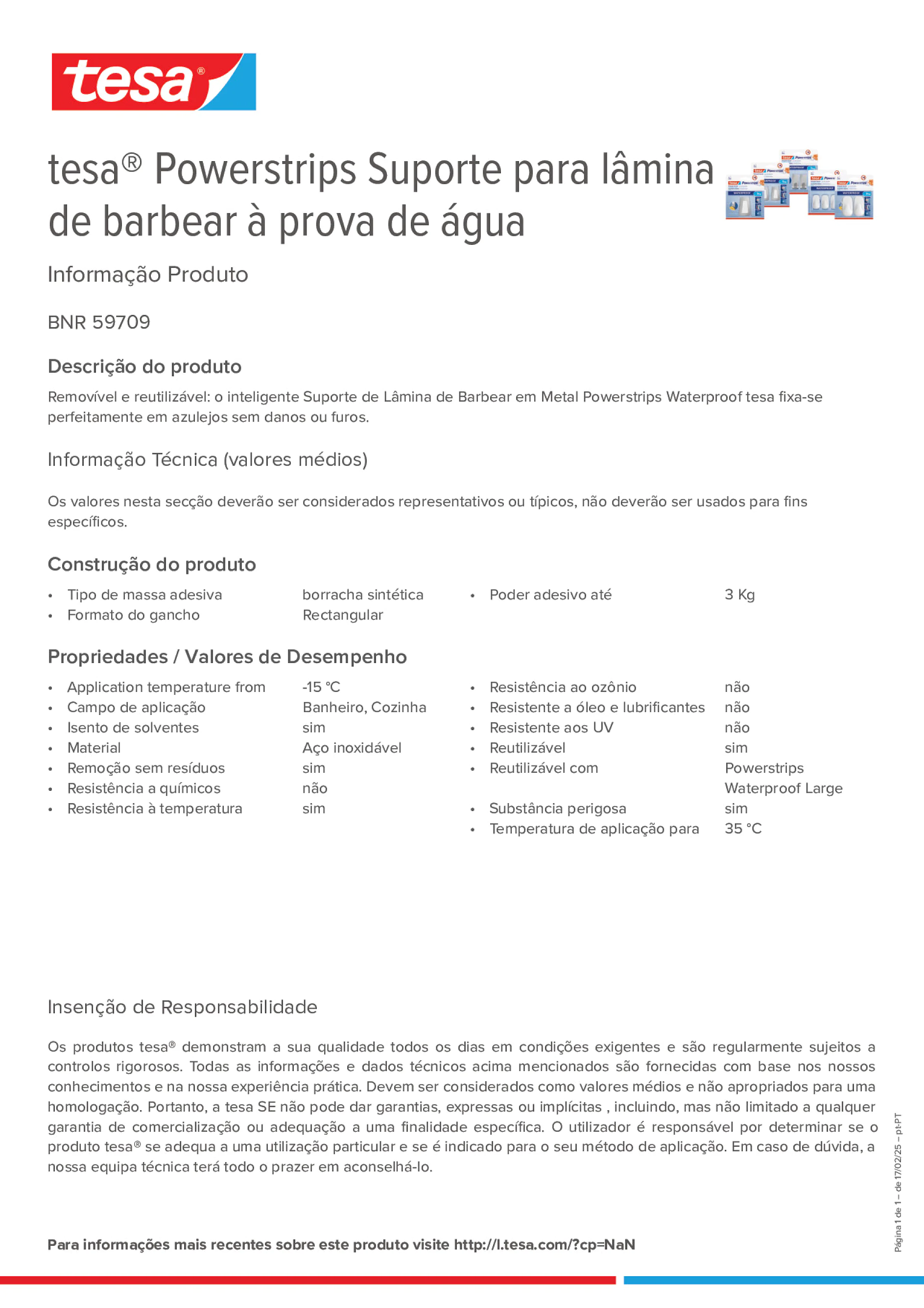 Product information_tesa® Powerstrips 59709_pt-PT