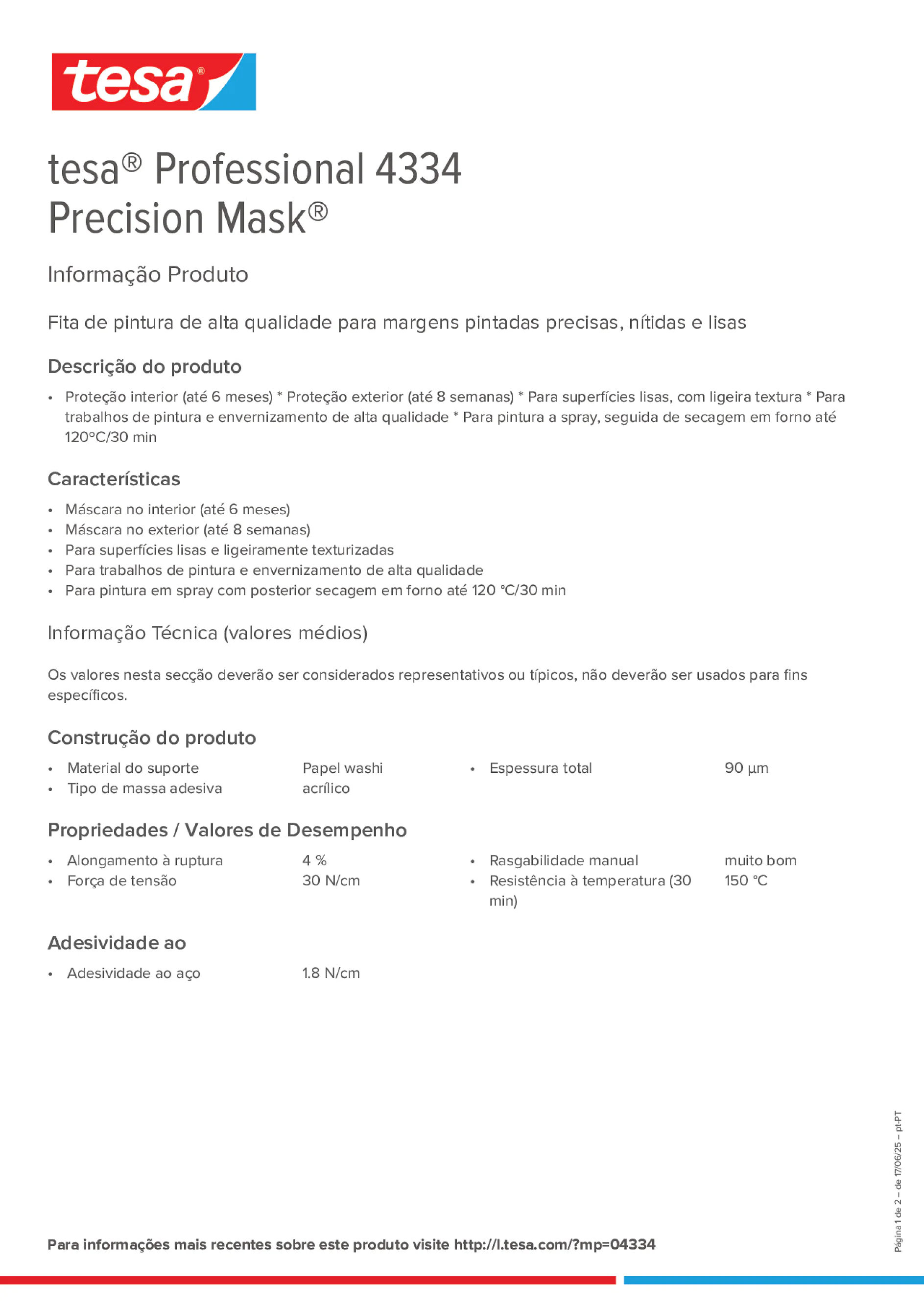 Product information_tesa® Professional 04334_pt-PT