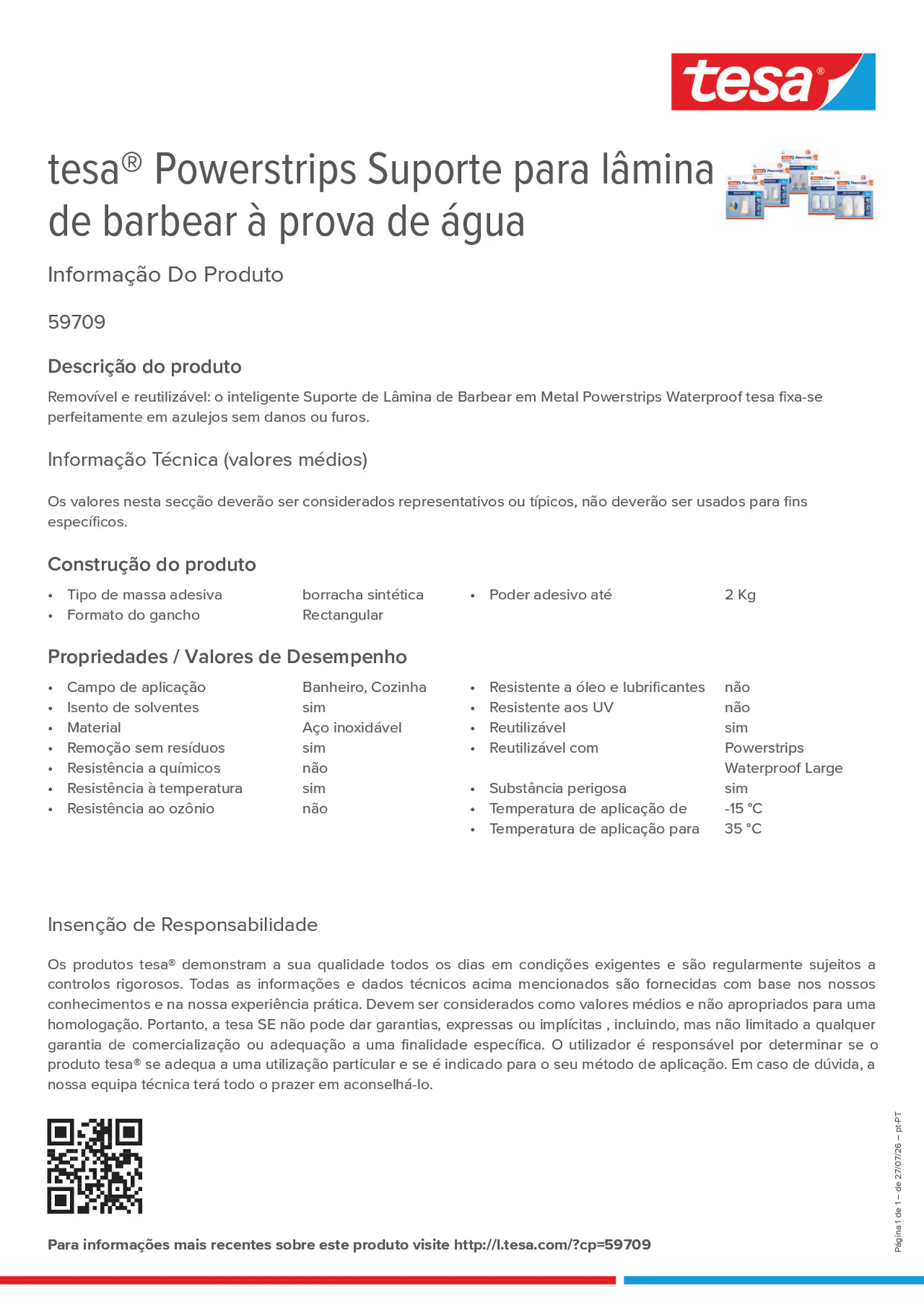Product information_tesa® Powerstrips 59709_pt-PT