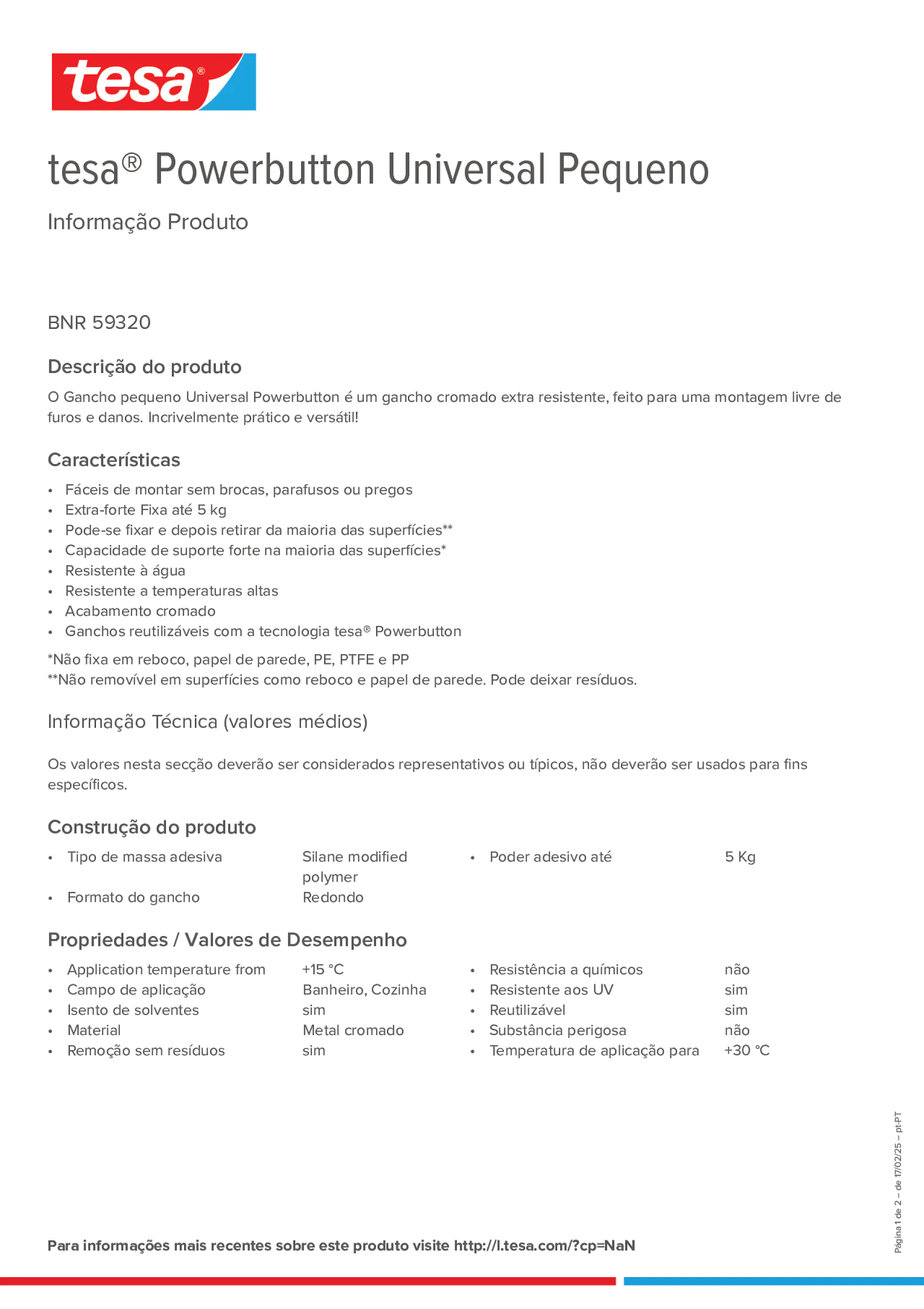 Product information_tesa® Powerbutton 59320_pt-PT