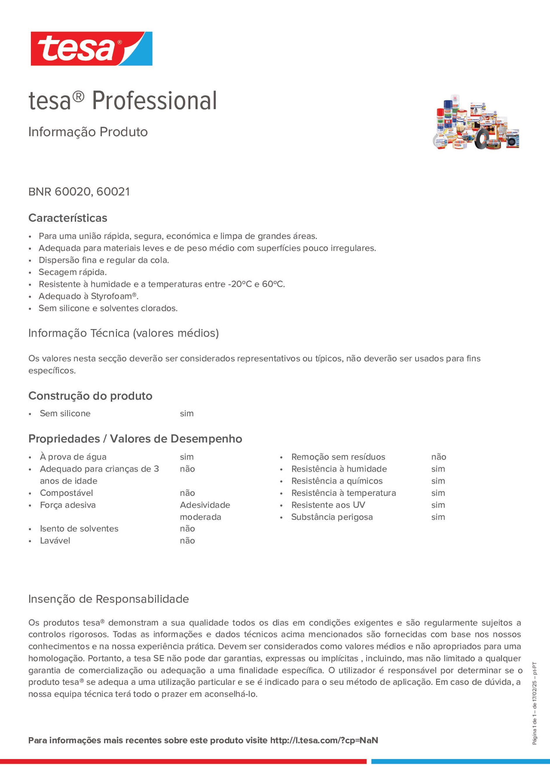 Product information_tesa® Professional 60021_pt-PT