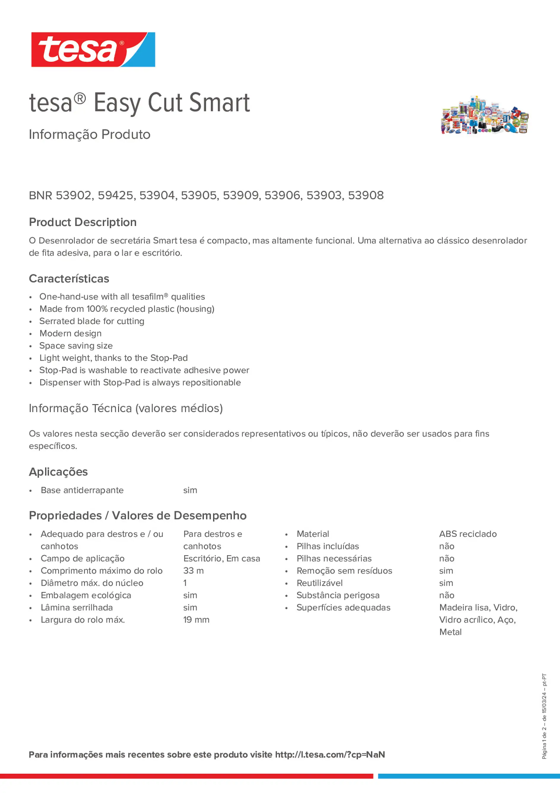 Product information_tesa® Easy Cut 53902_pt-PT