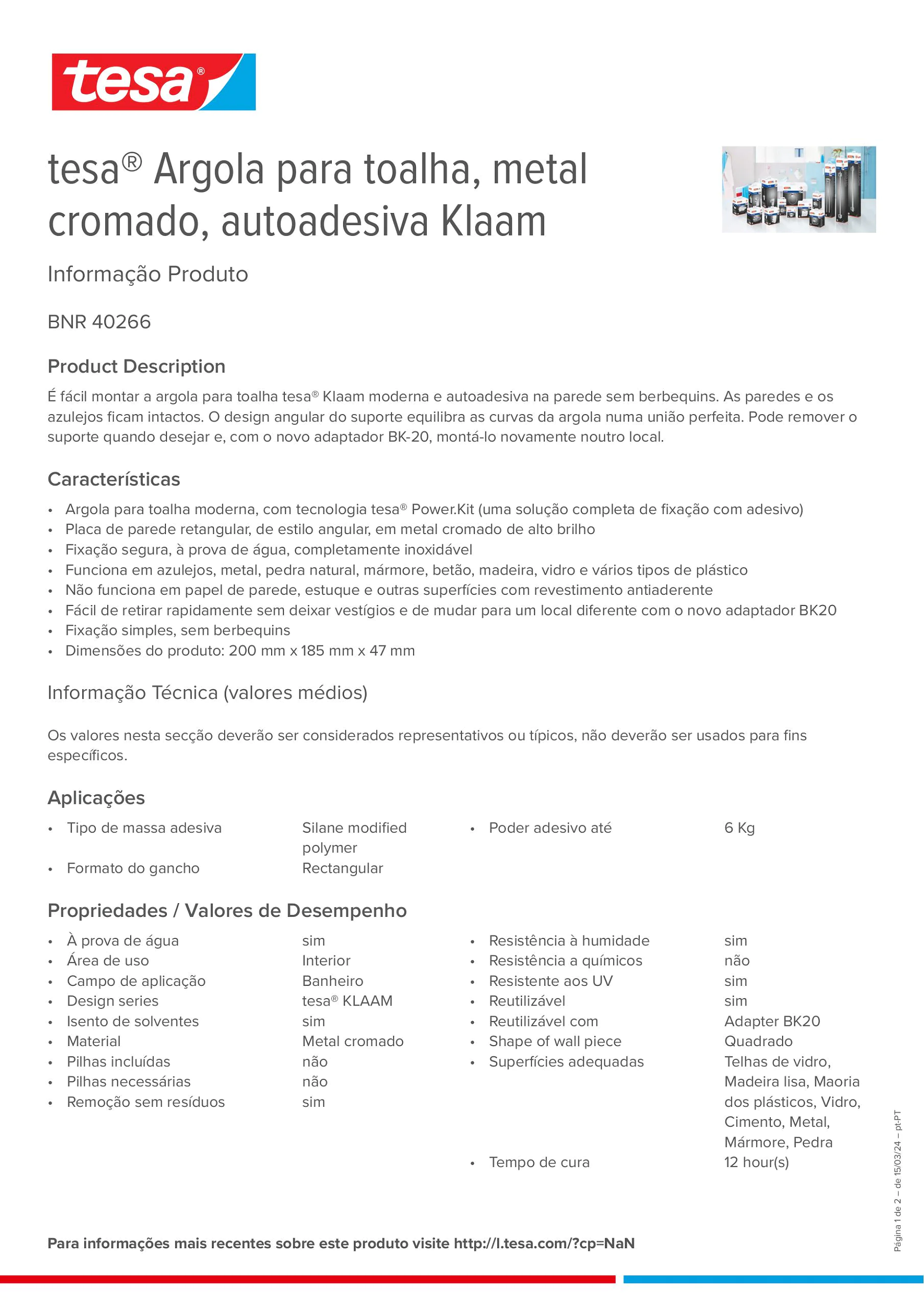 Product information_tesa® 40266_pt-PT