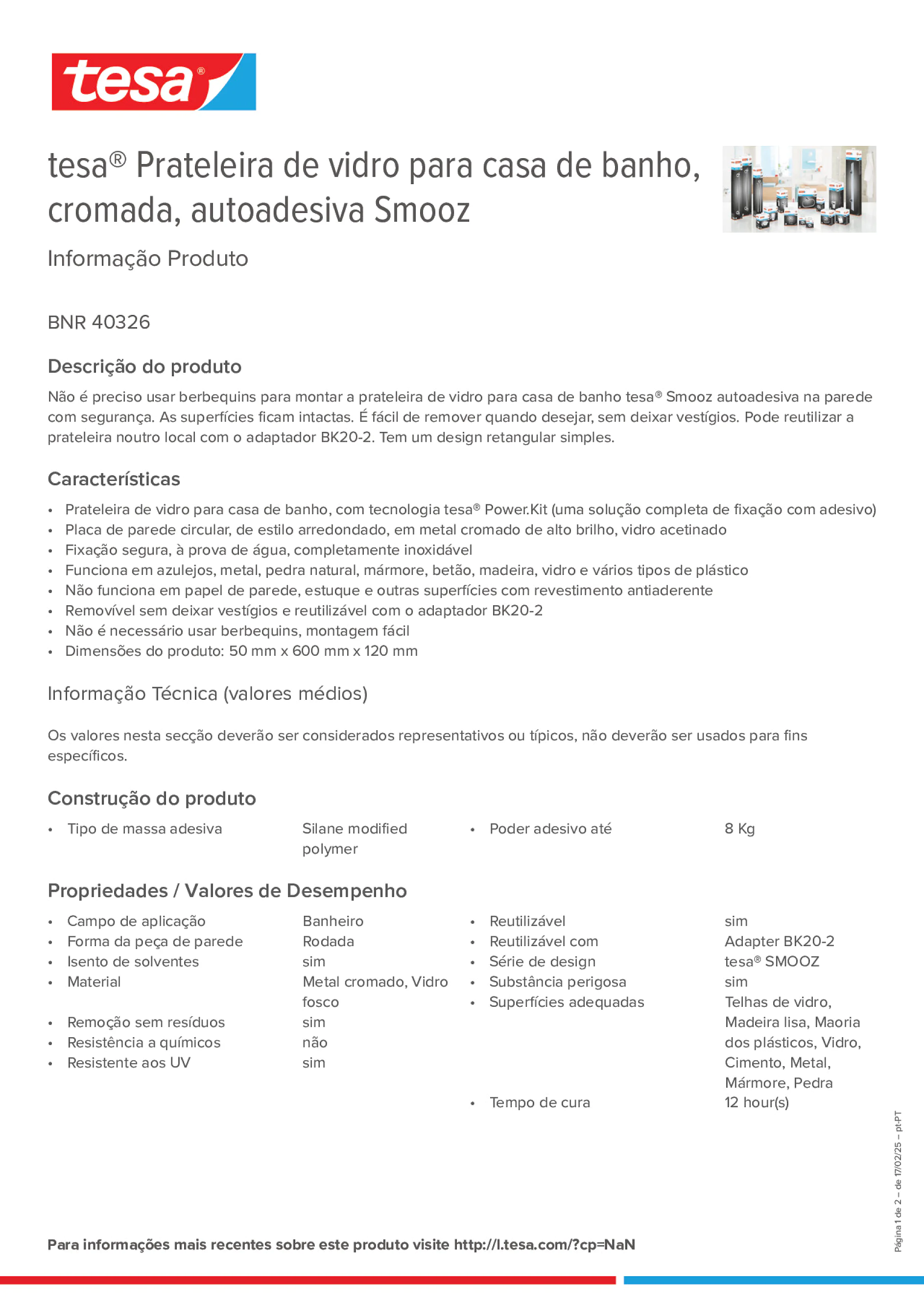 Product information_tesa® 40326_pt-PT