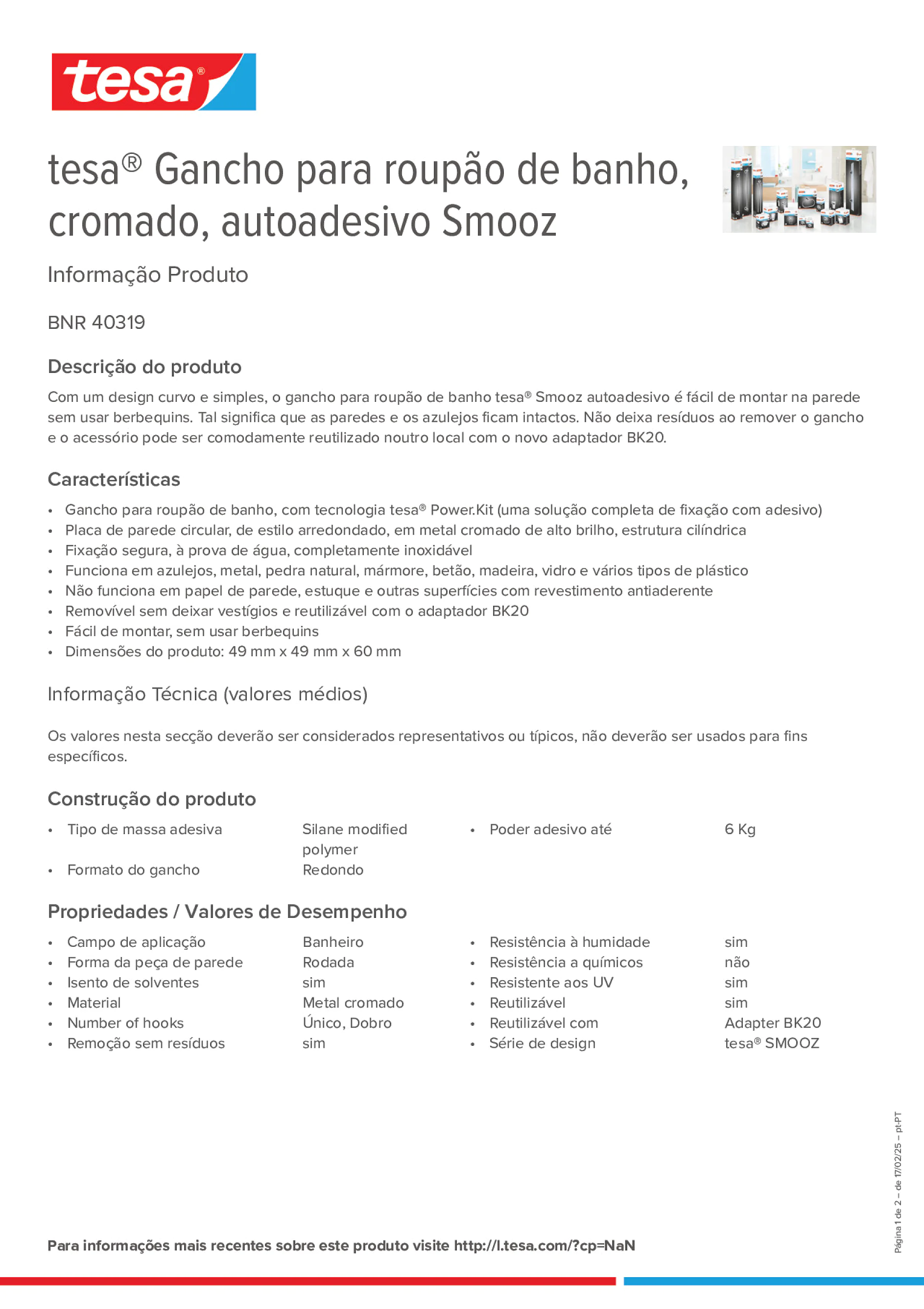 Product information_tesa® 40319_pt-PT