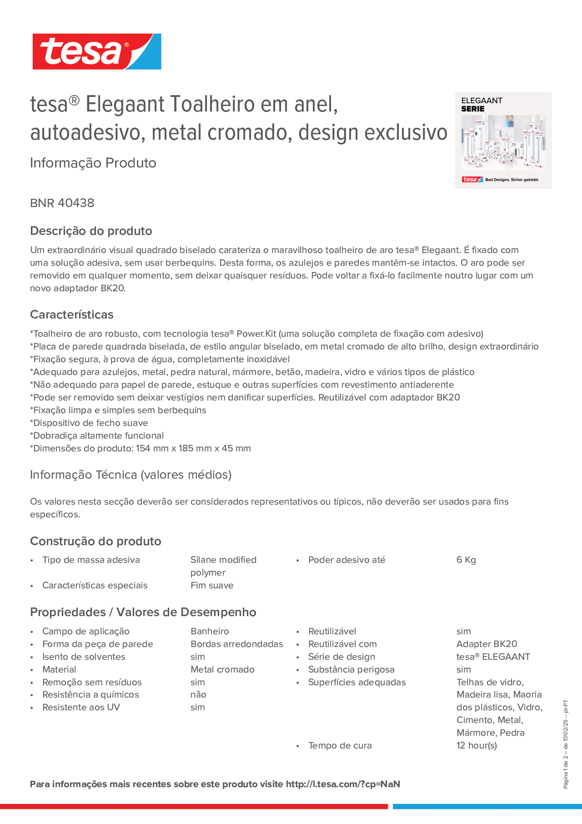 Product information_tesa® 40438_pt-PT