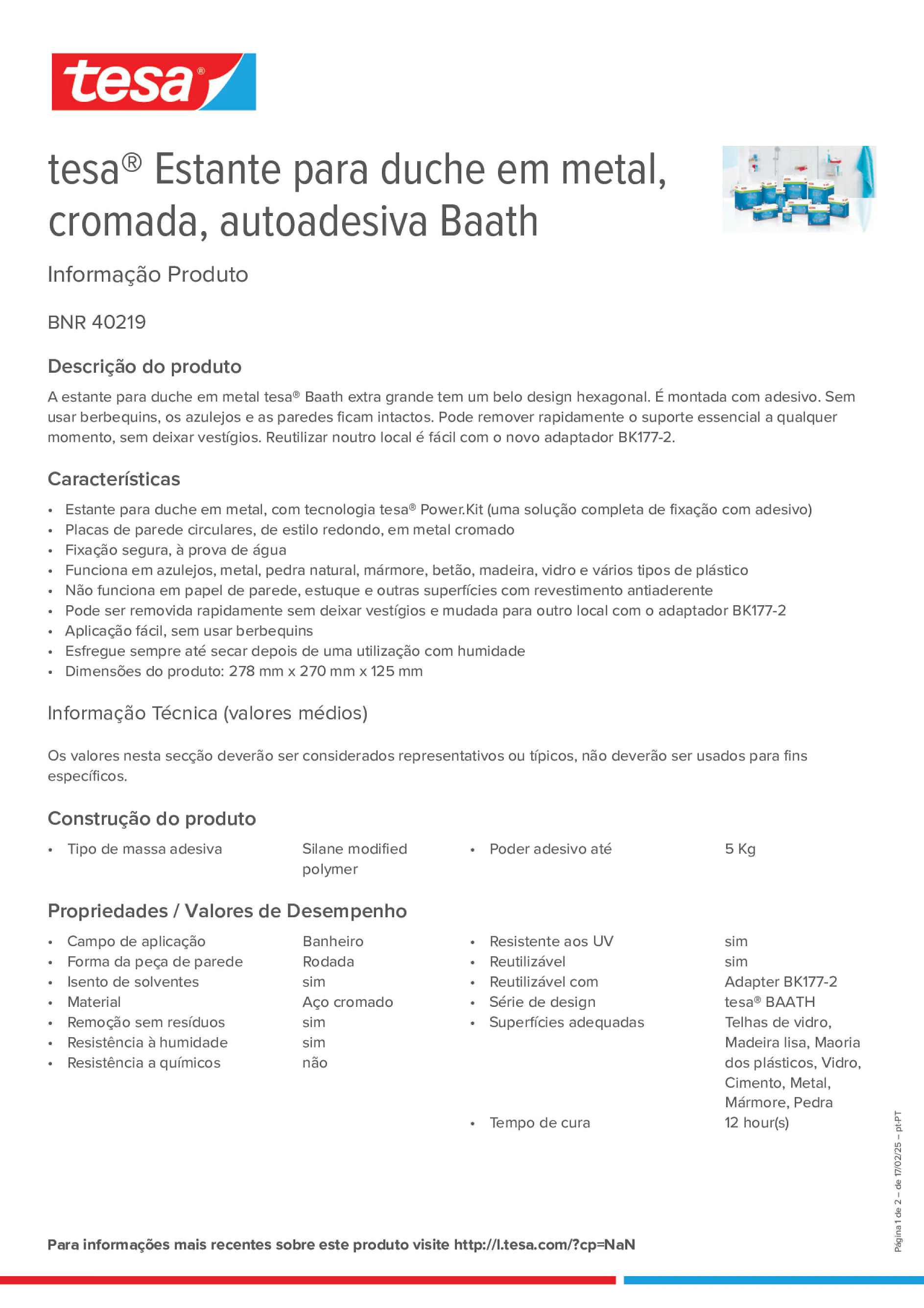 Product information_tesa® 40219_pt-PT