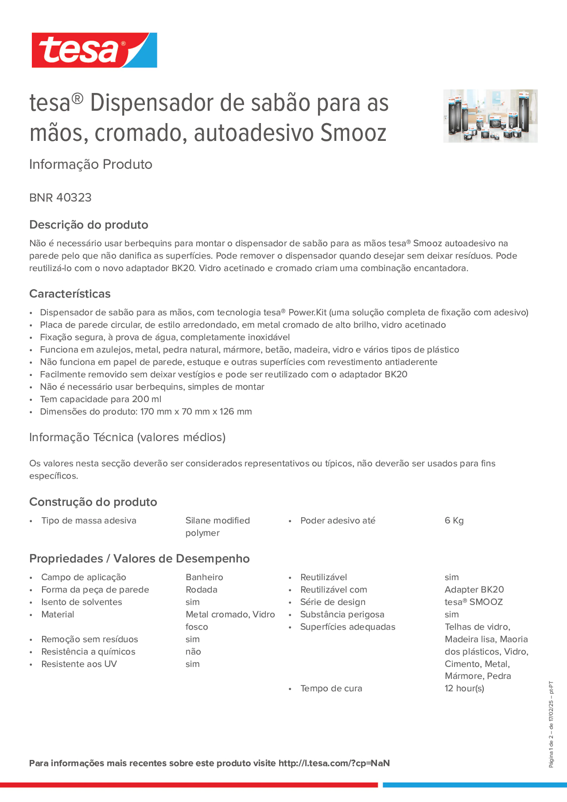 Product information_tesa® 40323_pt-PT