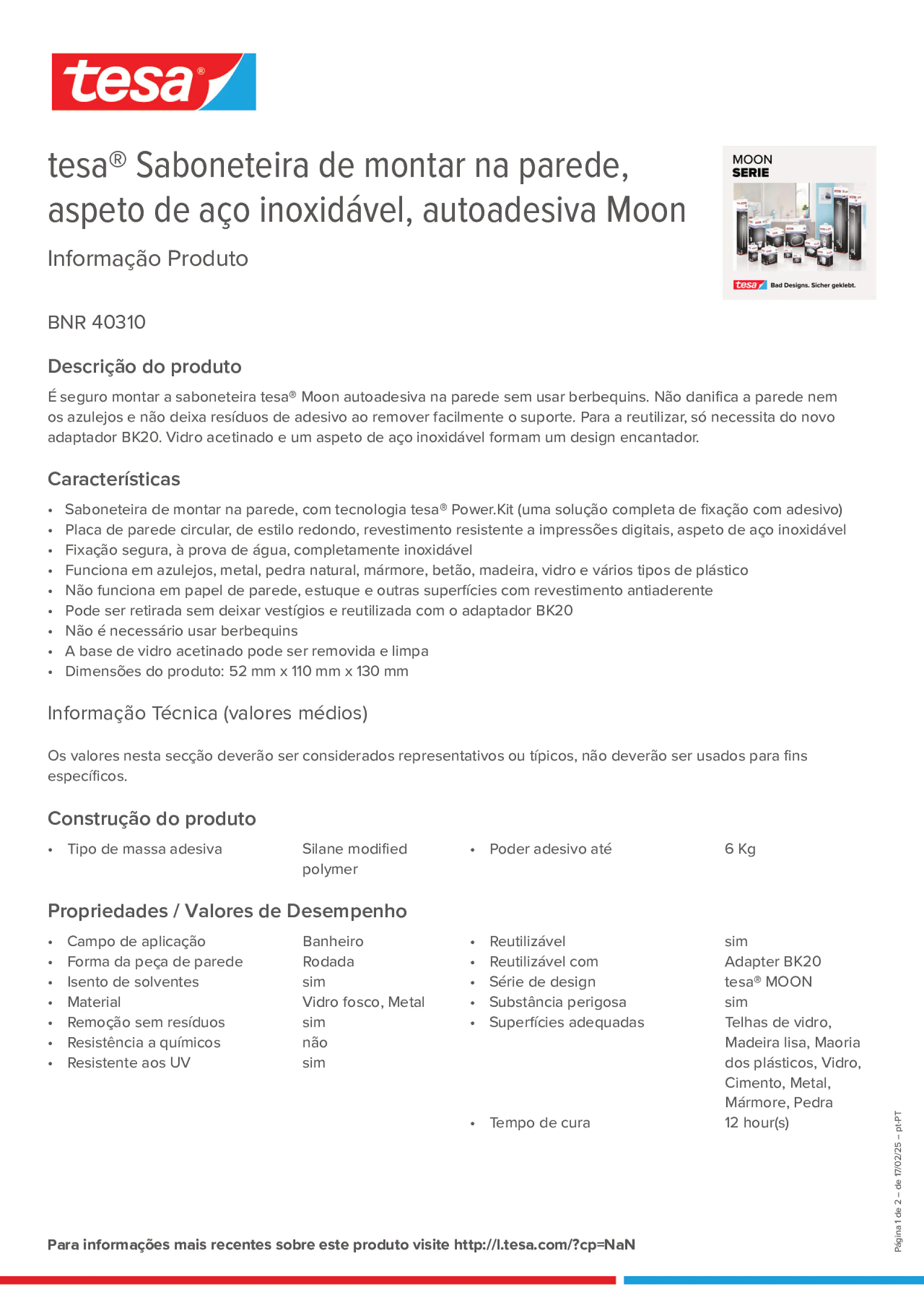 Product information_tesa® 40310_pt-PT