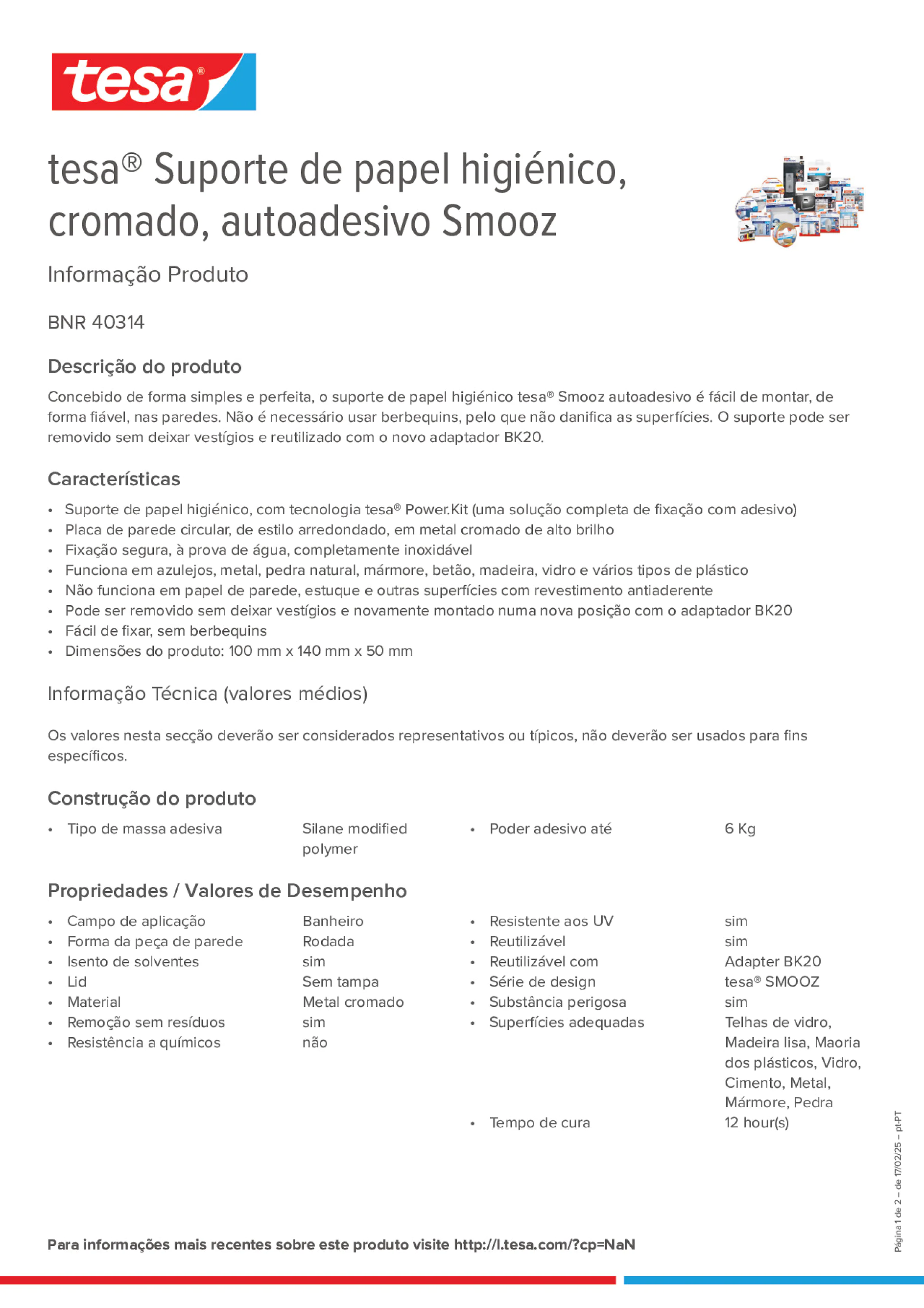 Product information_tesa® 40314_pt-PT